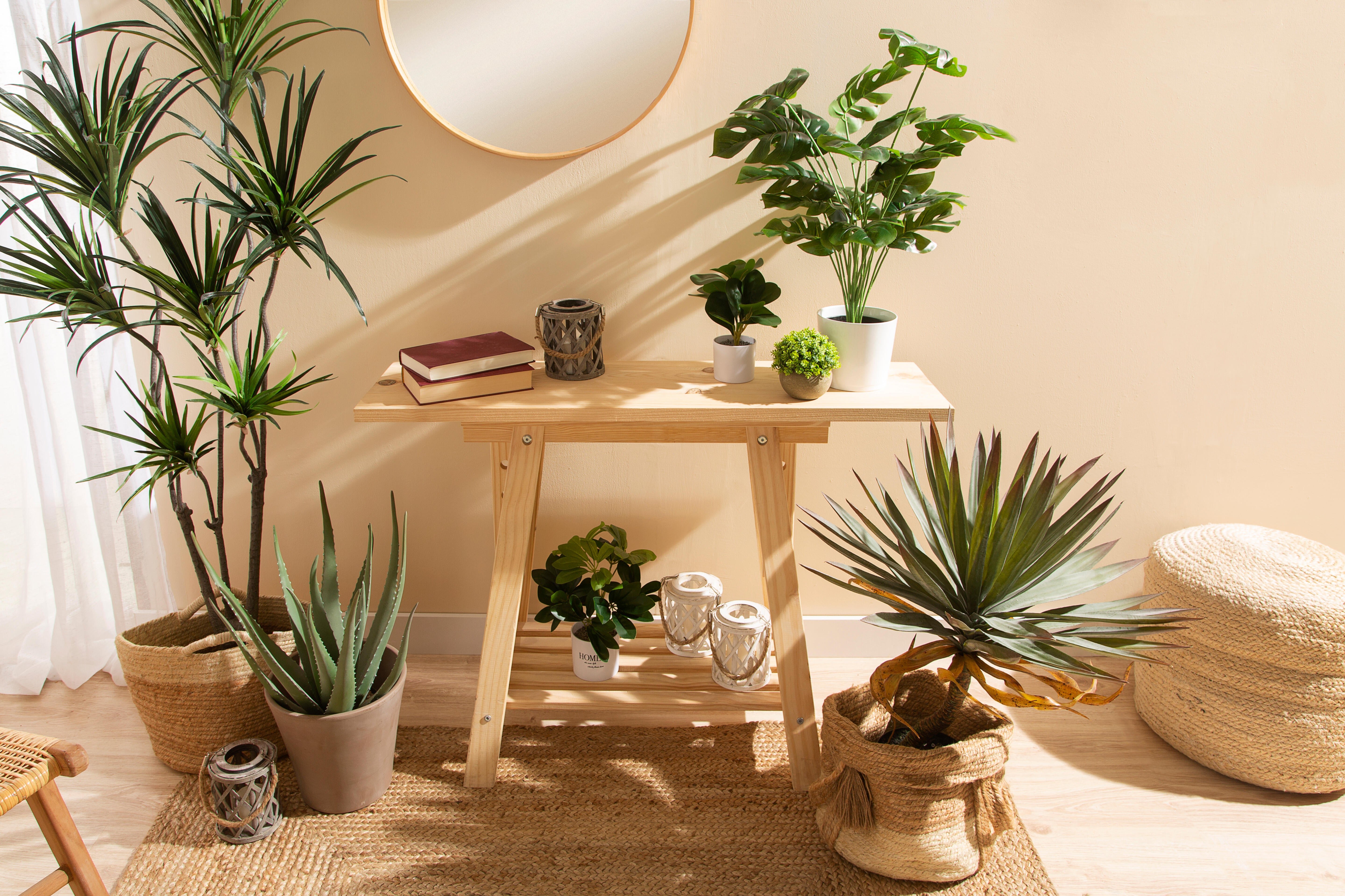 Planta artificial Monstera 46 cm en maceta de 13 cm - 5