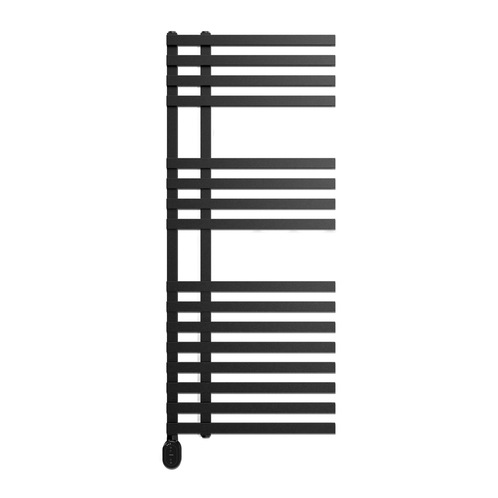 Radiador toallero eléctrico rointe venecia oval 500w grafito