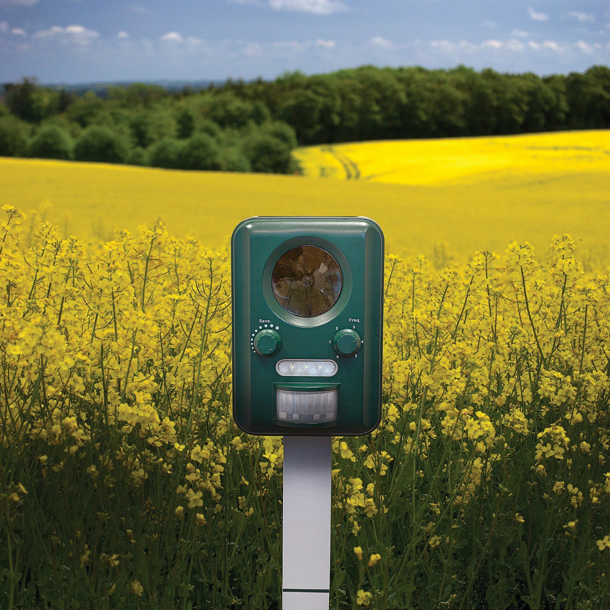 Repelente electrónico ultrasonidos para pájaros y animales - 12