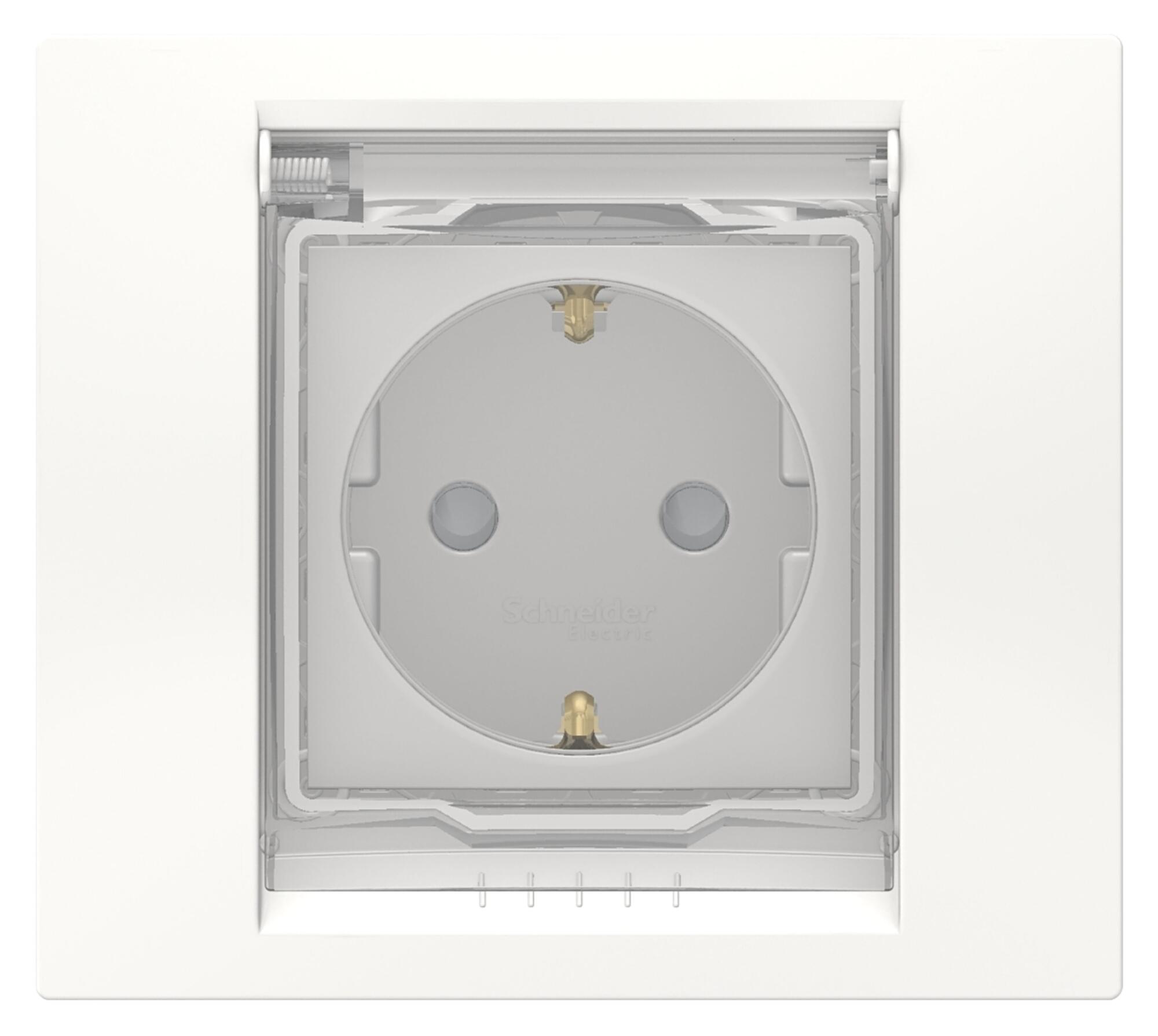 Tomada 2p+t ip44 branco nu - 3