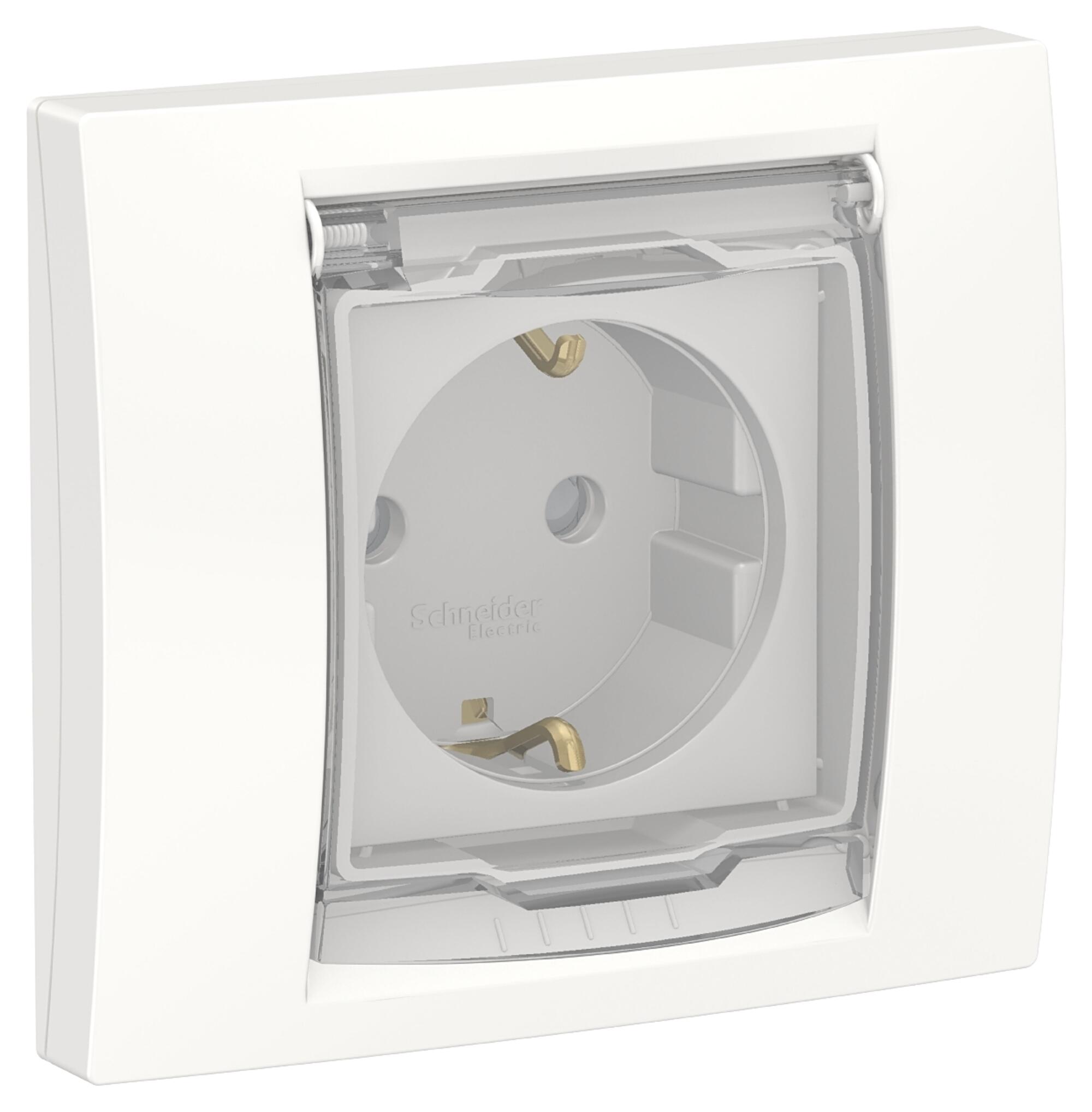 Tomada 2p+t ip44 branco nu - 2