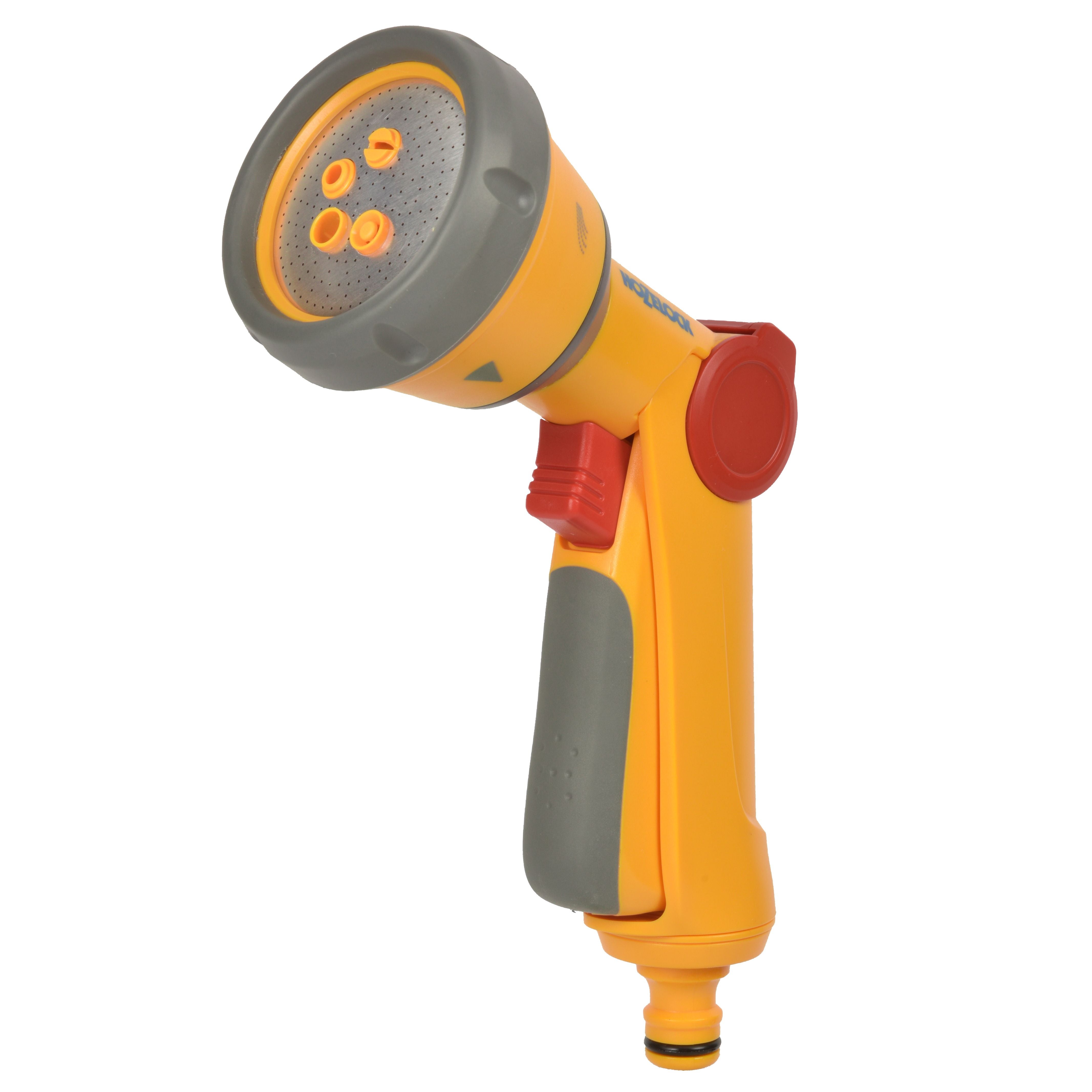 Pistola multichorro para jardín hozelock soft touch 5 posiciones