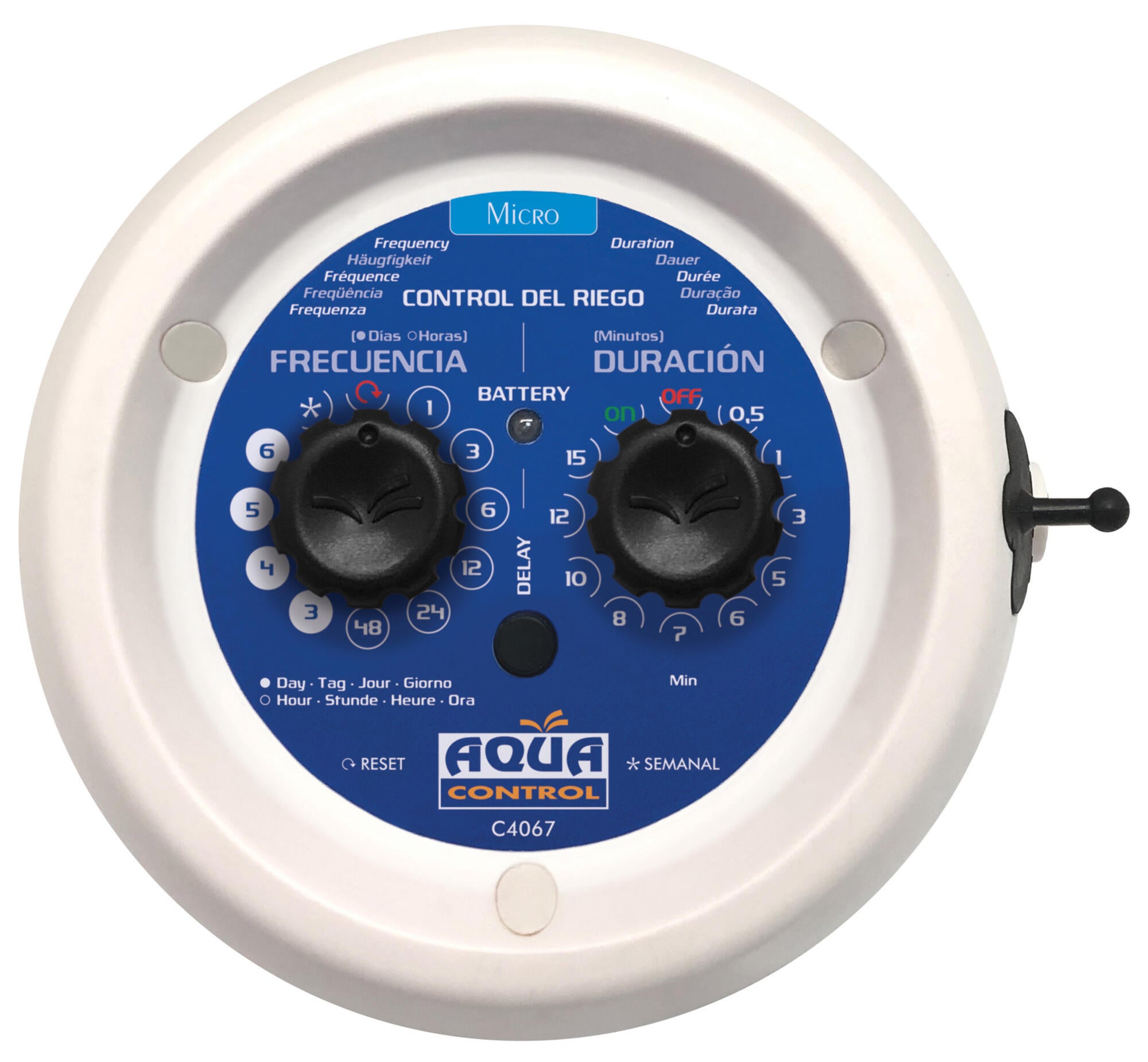 Kit de riego por goteo con bomba programable indicado para huerto y jardín