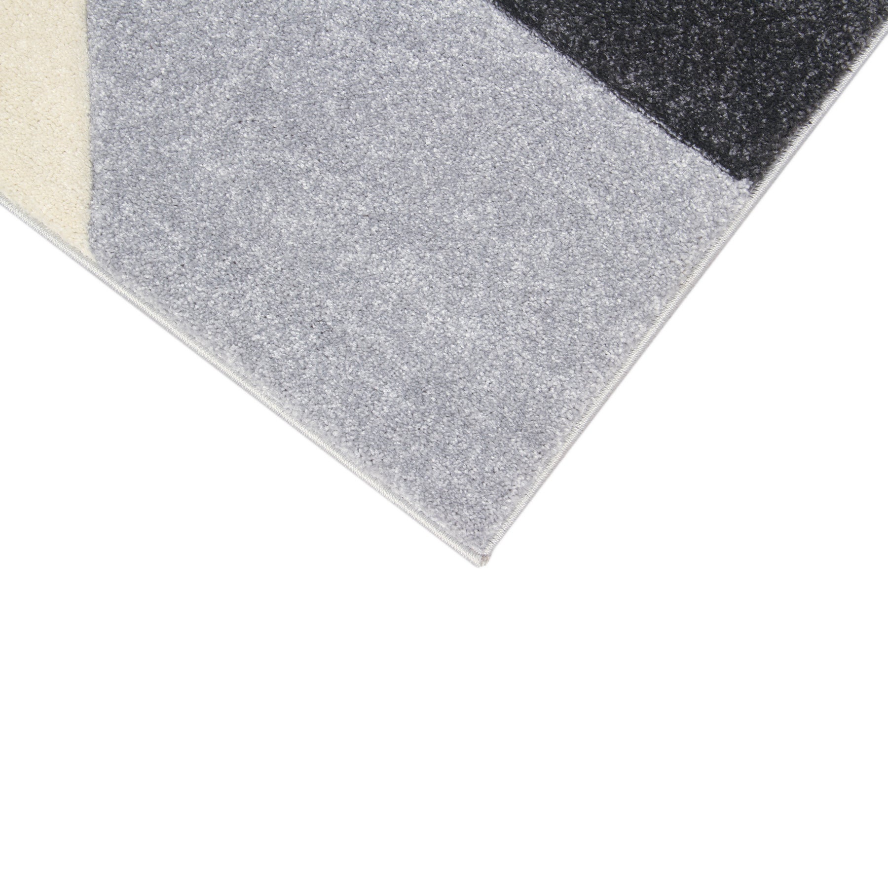 Tappeto Carve Geometric geometrico grigio chiaro, L 120 x L 60 cm - 4