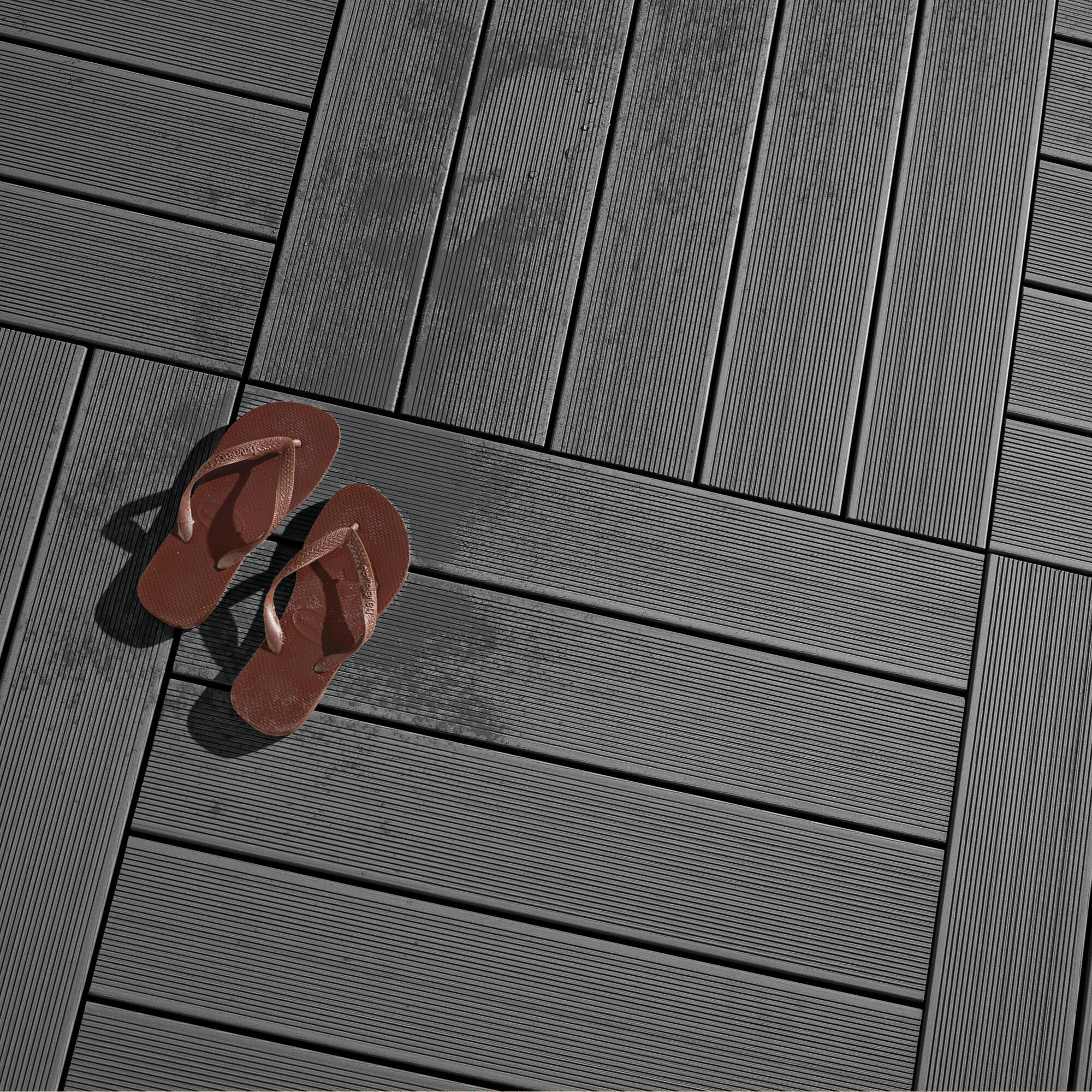 Lama composite 14 x 230 cm y 24 mm negro cdeck