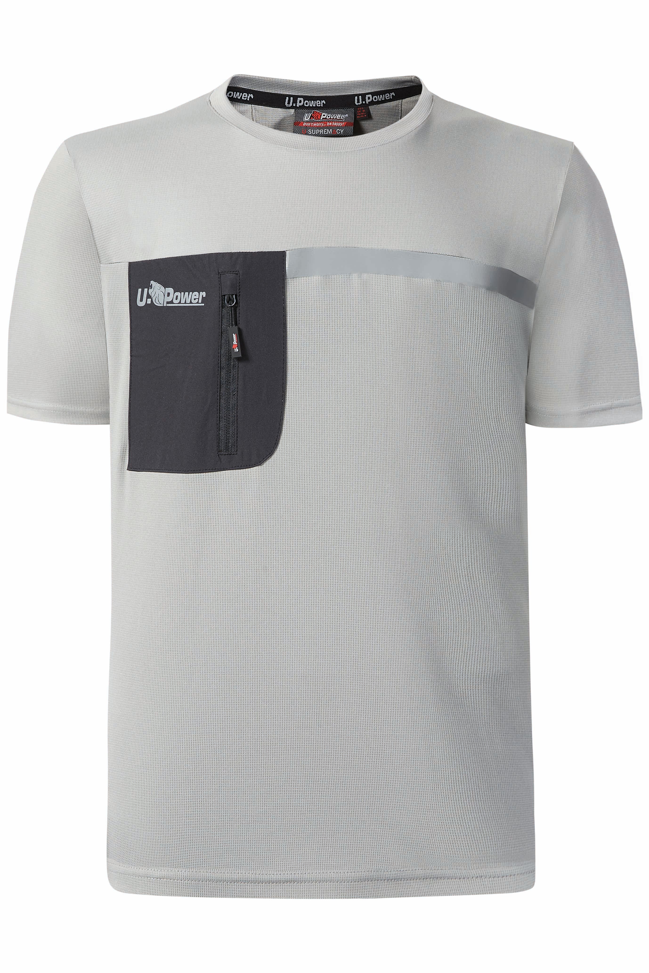 Camiseta u-powerchristal gris t