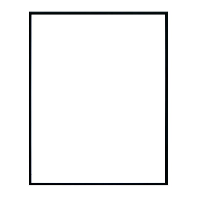 Moldura Lila 40 x 50 cm pvc preto Inspire