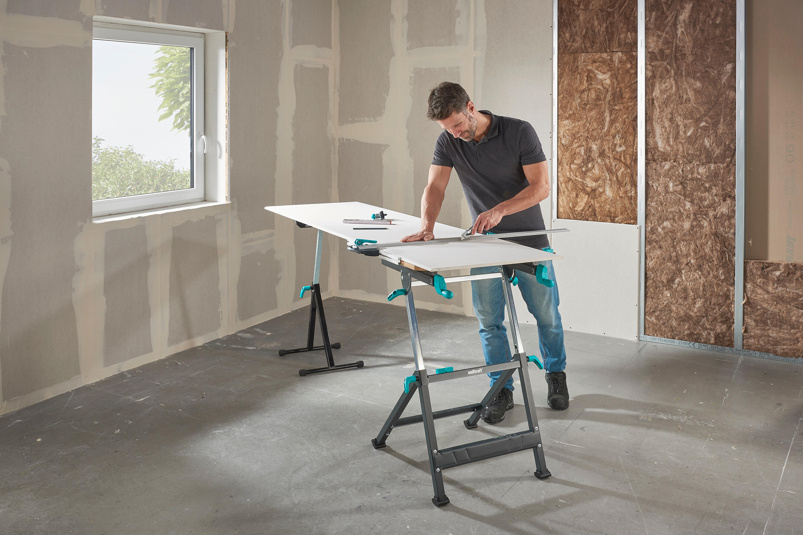 Bancada de fixação e de trabalho desdobrável Wolfcraft Master 650 Ergo - 14