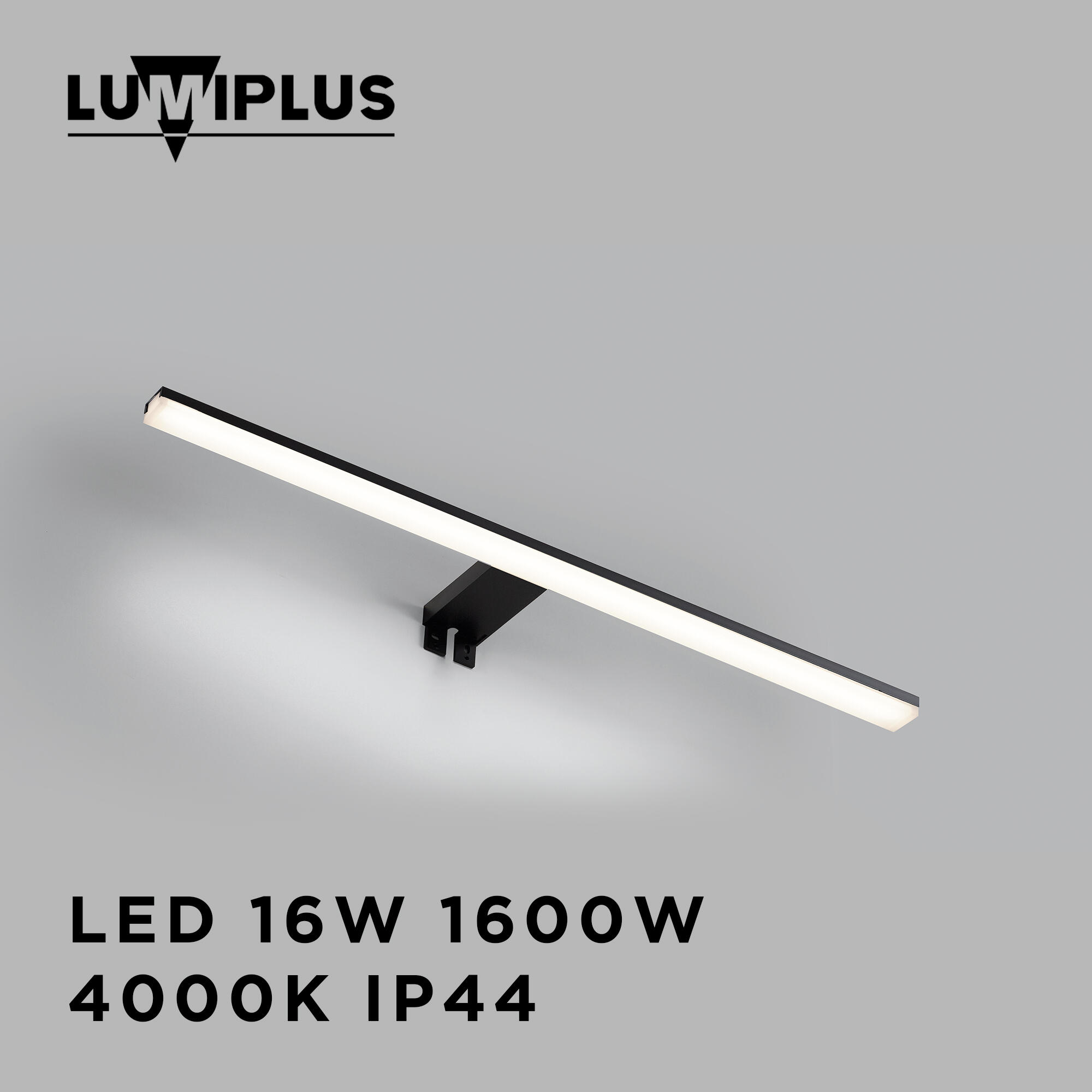 Aplique LED Miwall negro 16W 4000K - 3
