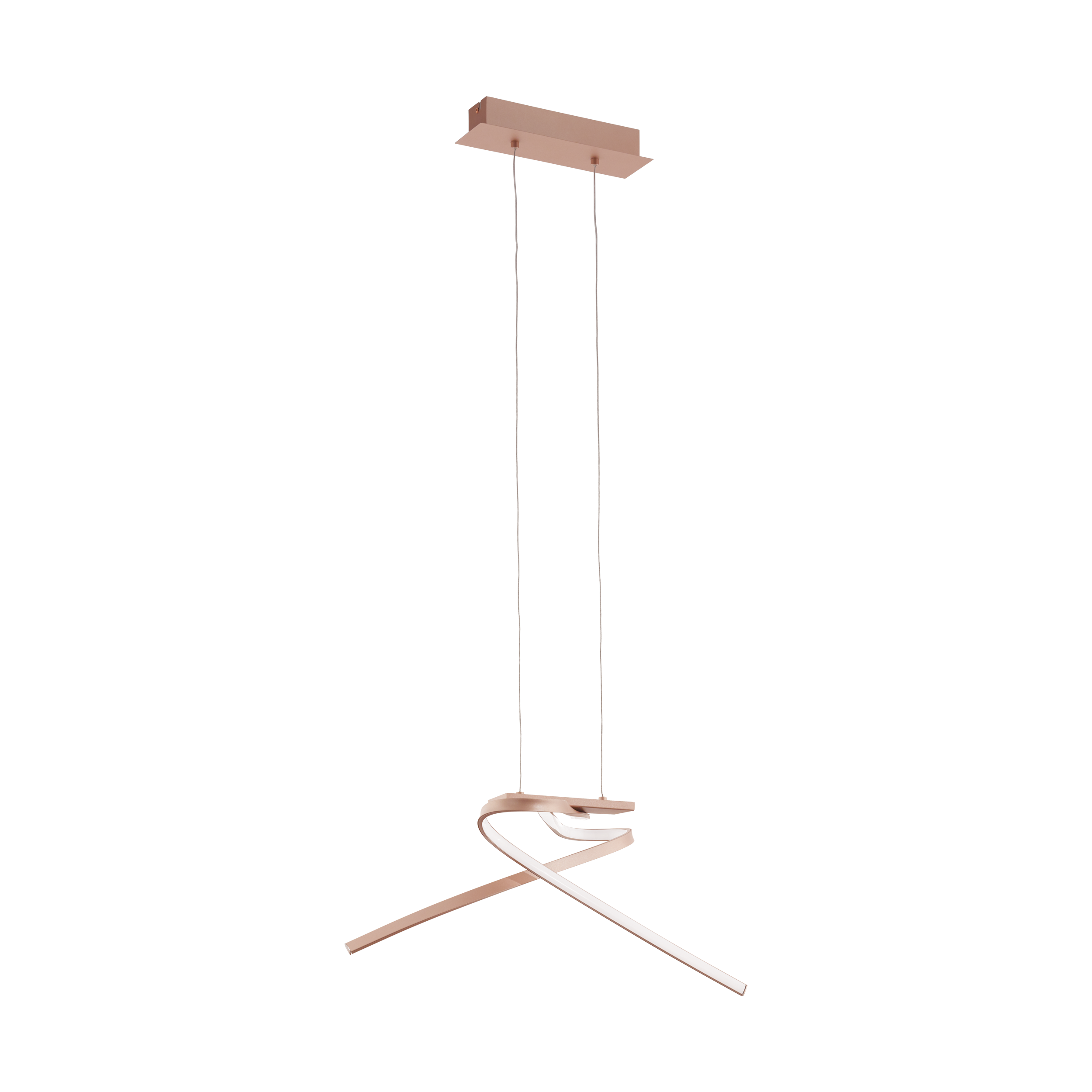 Lámpara de techo palozza 1 luces led 31.5 cm rosa
