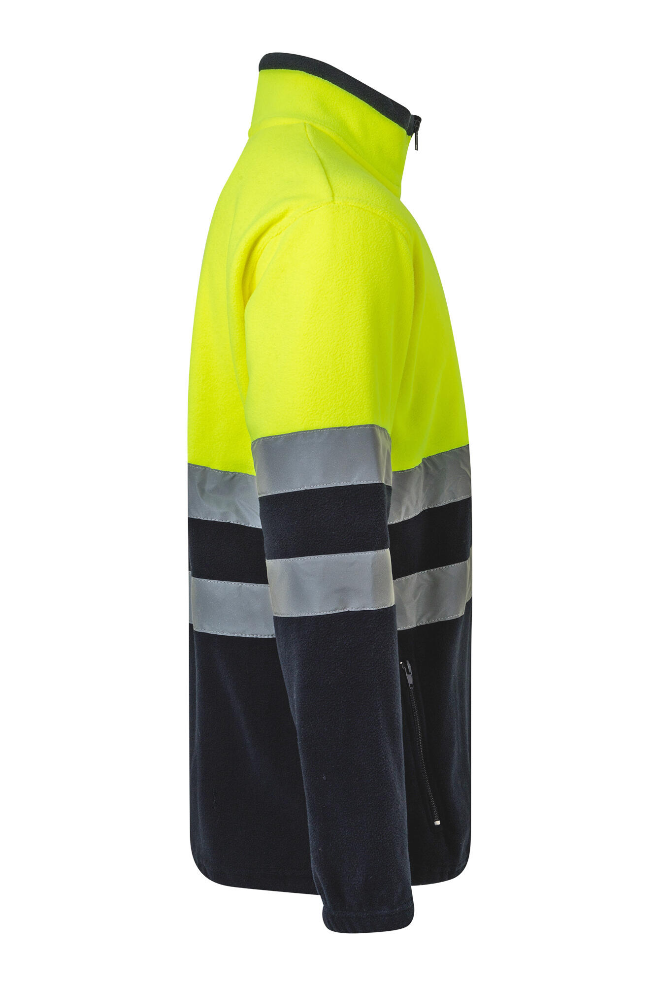 Casaco polar alta visibilidade azul/amarelo fluorescente Velilla tamanho M - 3