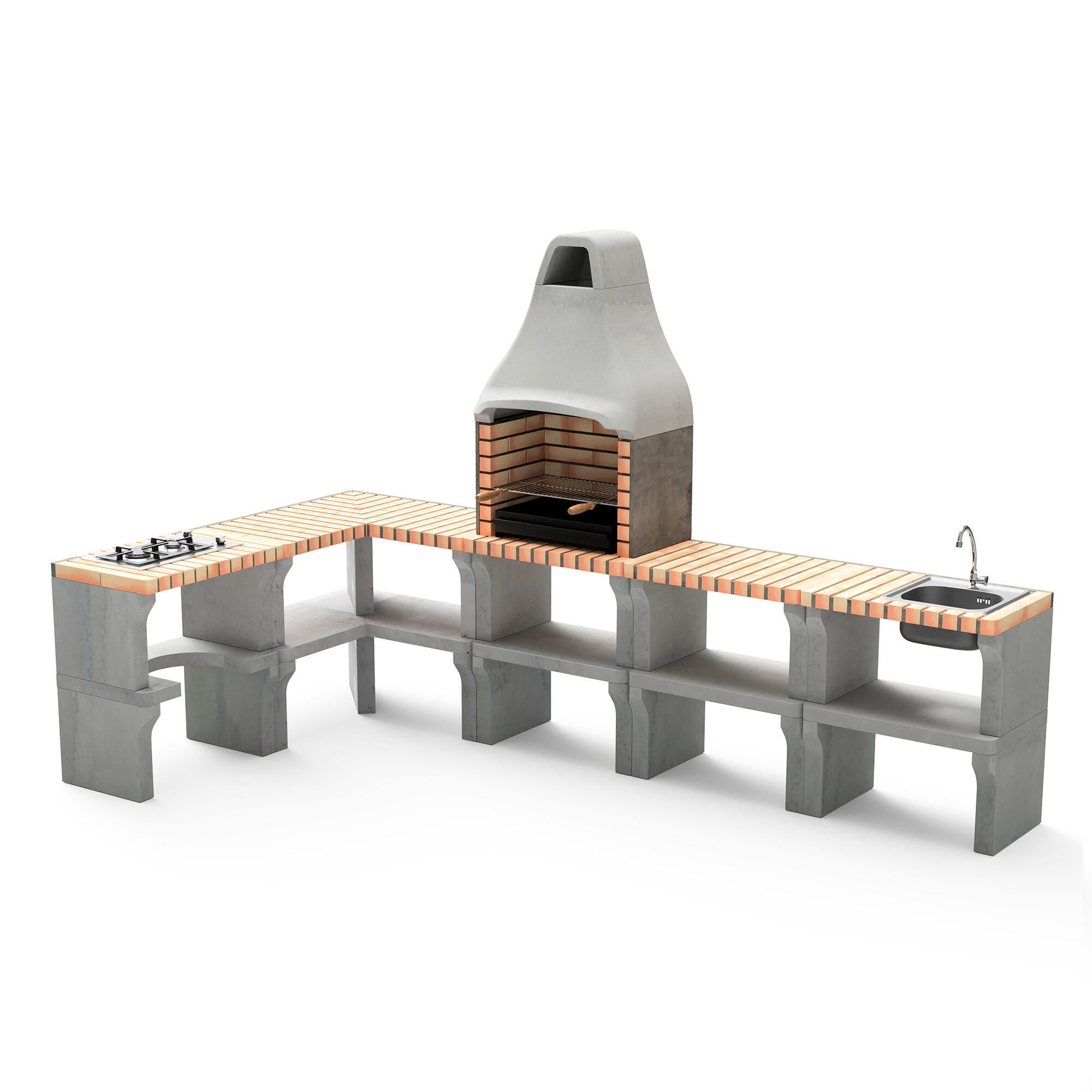 Cocina exterior new iberia plus xl esquina p16