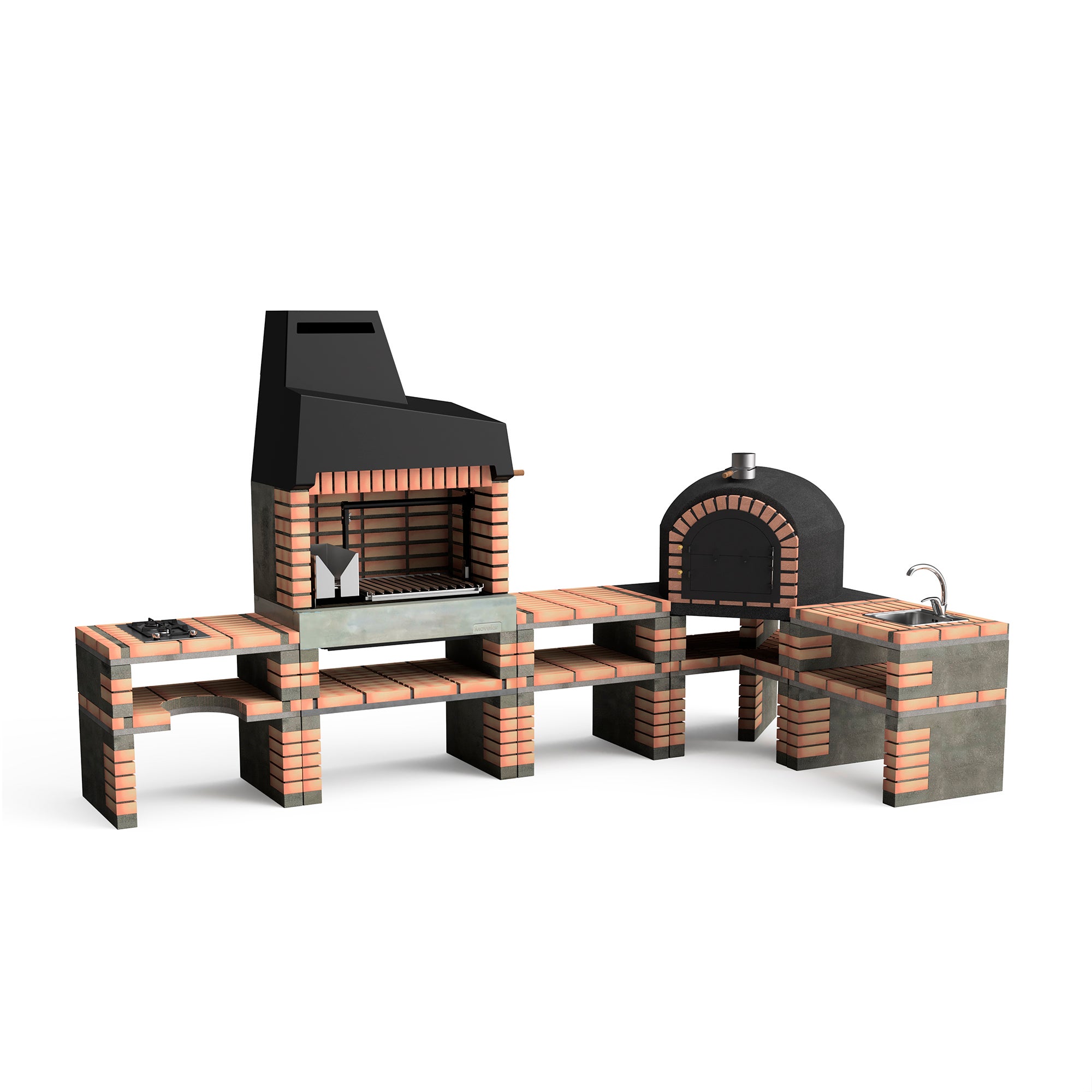 Cocina exterior california plus xl esquina p8