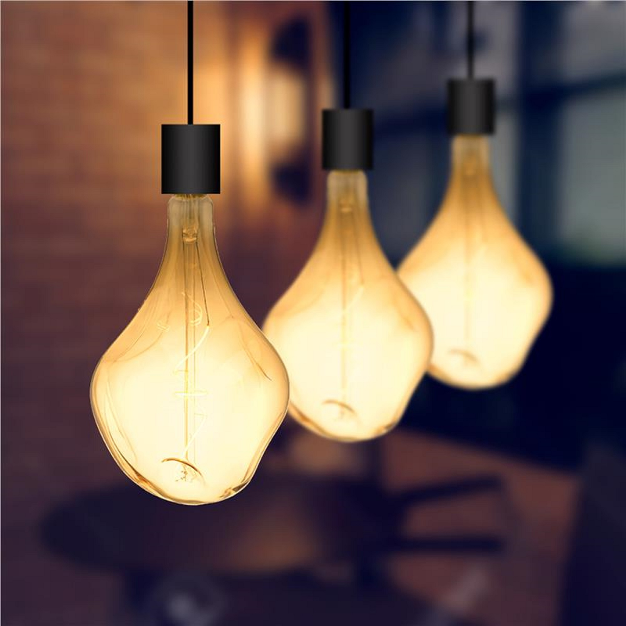 Bombilla LED Forma De Pera 3W = 25W E27 ROJO Interior Y Exterior Colorido Fiesta