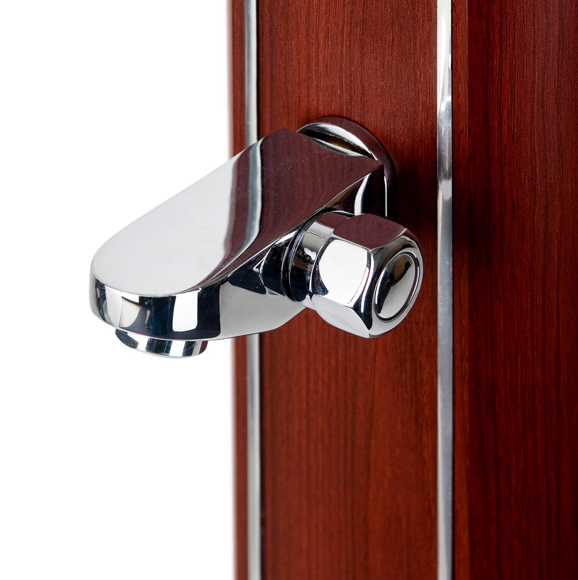 Doccia per piscina solare GRE tonda 32 L, marrone H 210 cm - 7