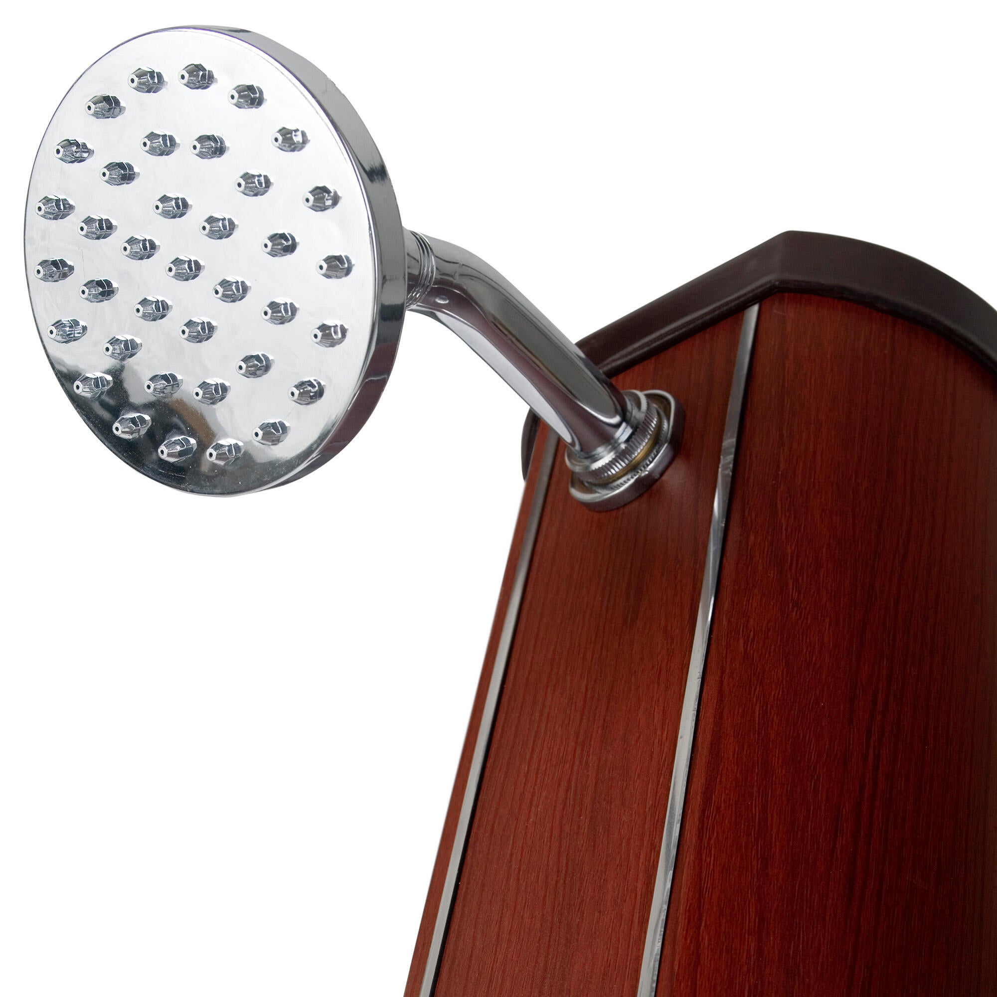 Doccia per piscina solare GRE tonda 32 L, marrone H 210 cm - 6