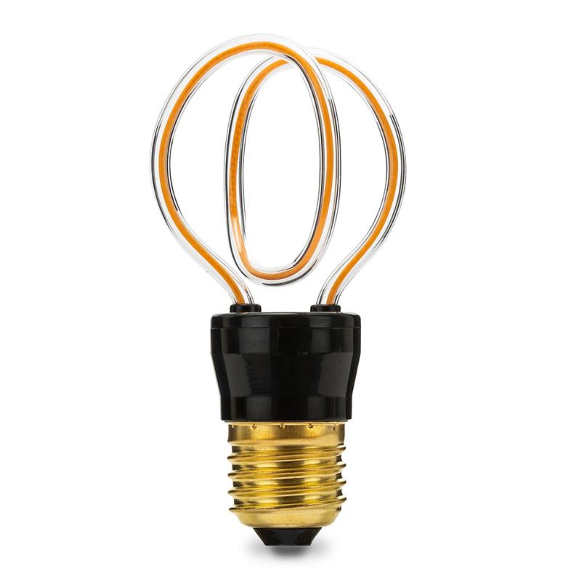 Bombilla led espiral artistic09 con filamentos e27 4w