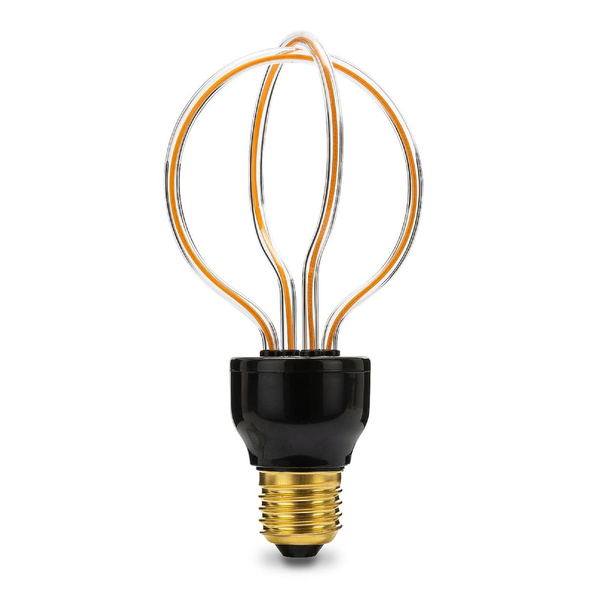 Bombilla led espiral artistic05 con filamentos e27 8w