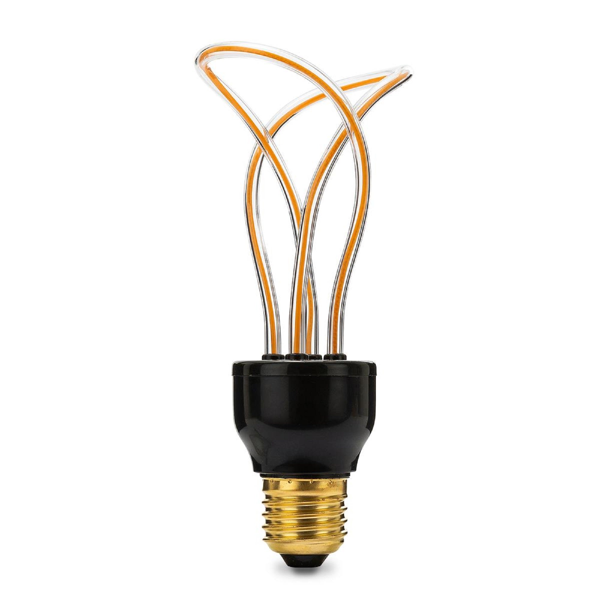 Bombilla led espiral artistic03 con filamentos e27 8w