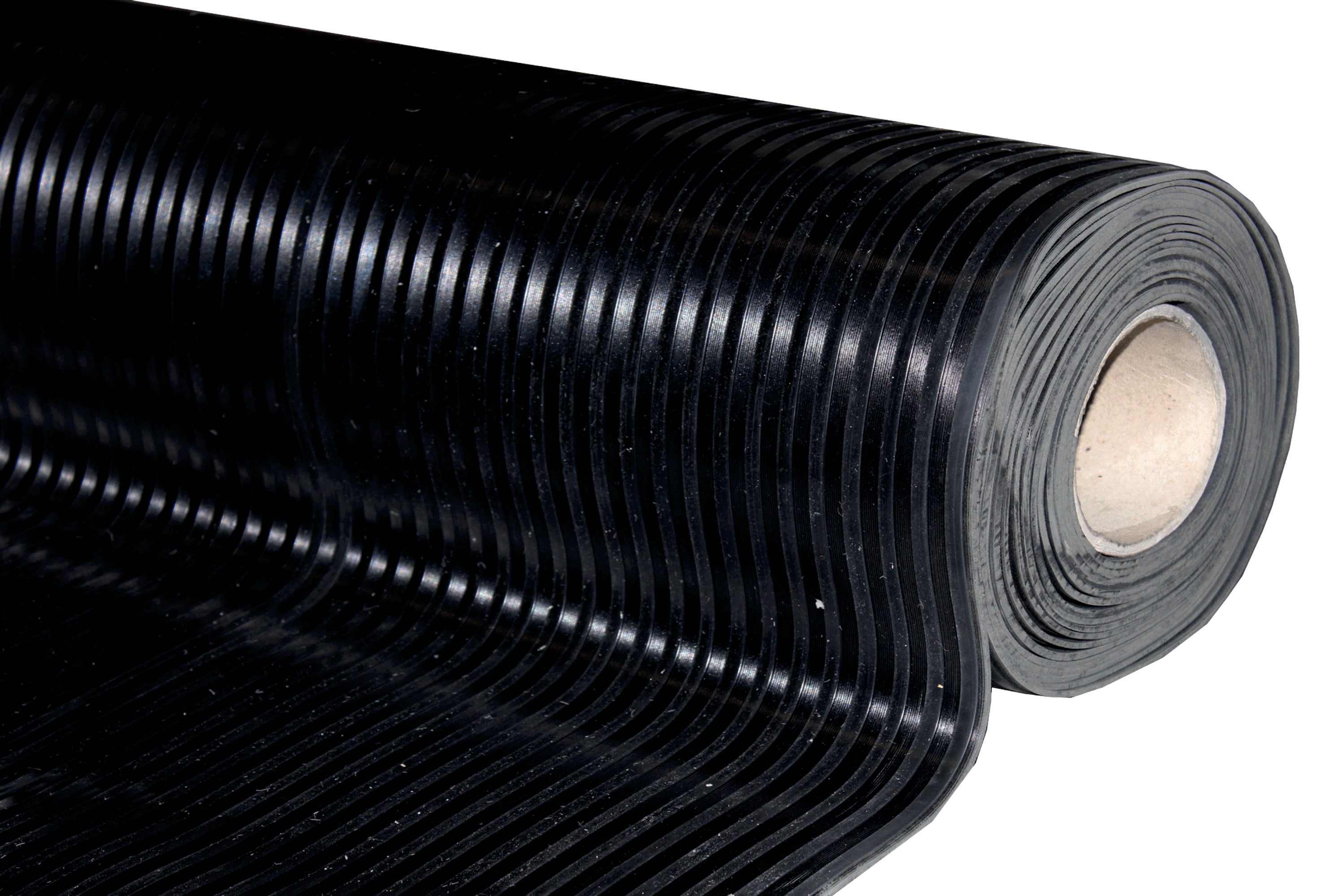 Felpudo caucho estri americana negro 150 cm. producto al corte. pedido mínimo 1m