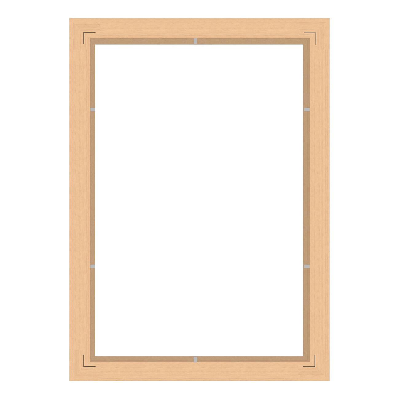 Cornice Moderna Misano 40x25cm - Nero Lucido, Vetro Artistico, Per Foto E Quadri - Foto 9