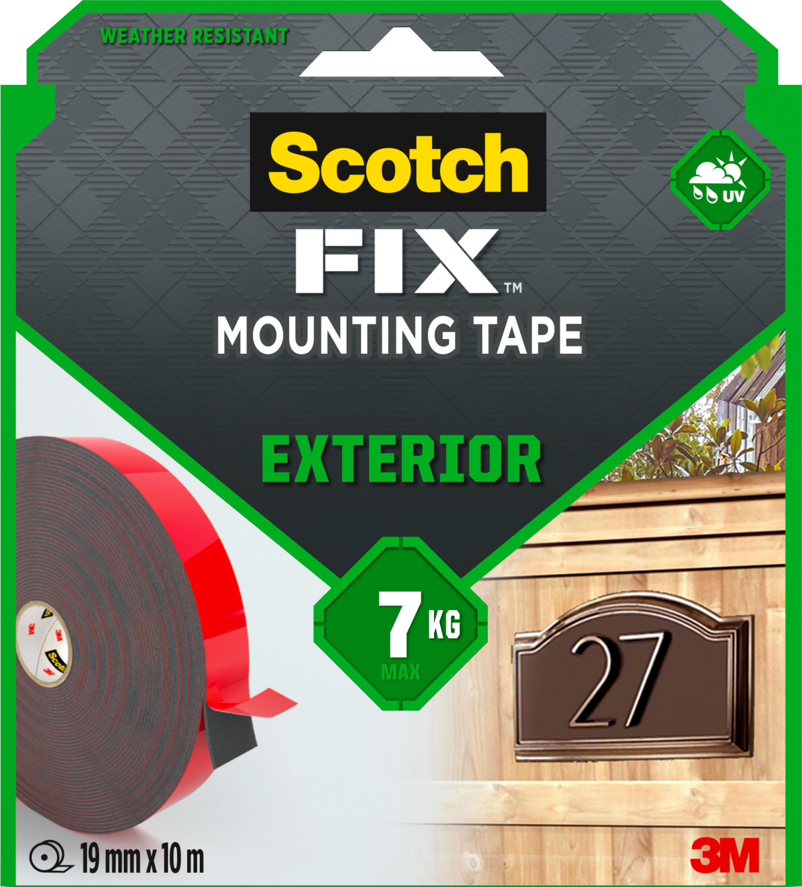 Cinta montaje exterior 19mm 10m SCOTCH - 9