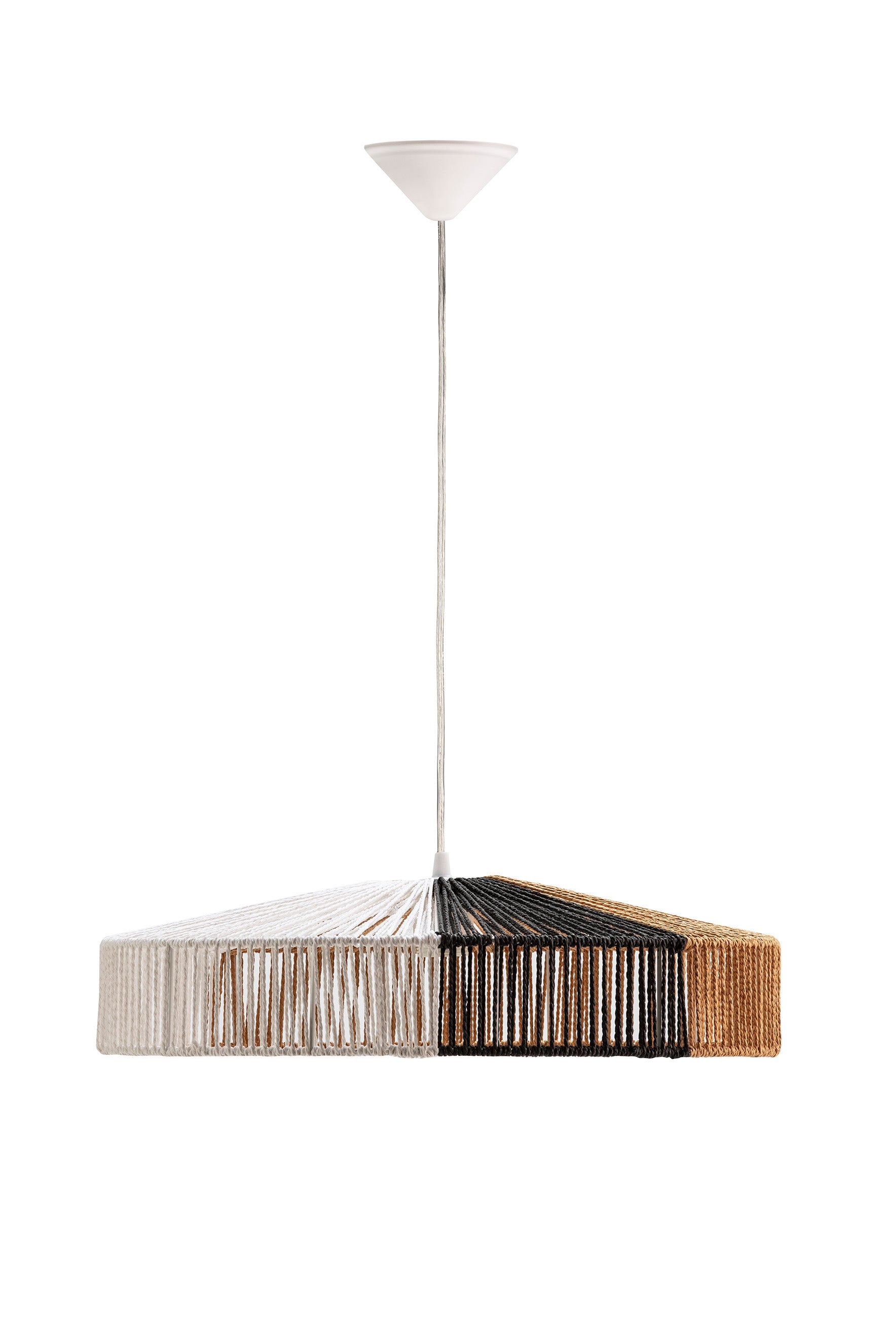 Lámpara de techo malanie 1 luces e27 50 cm multicolor