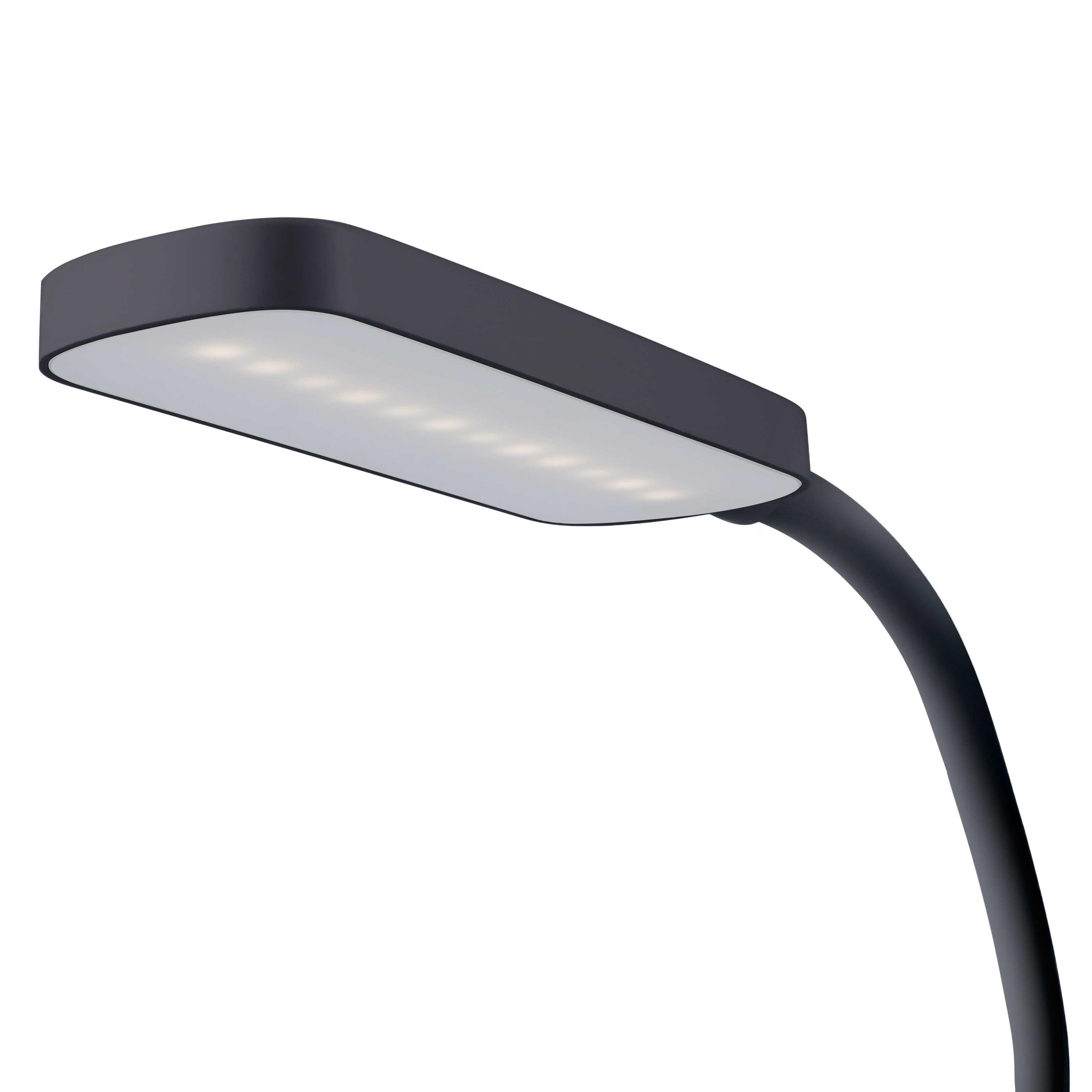 Flexo para escritorio sin cable táctil LED con control de la intensidad de la luz Hommy FORLIGHT con estructura negra luz neutra 4000K - 6
