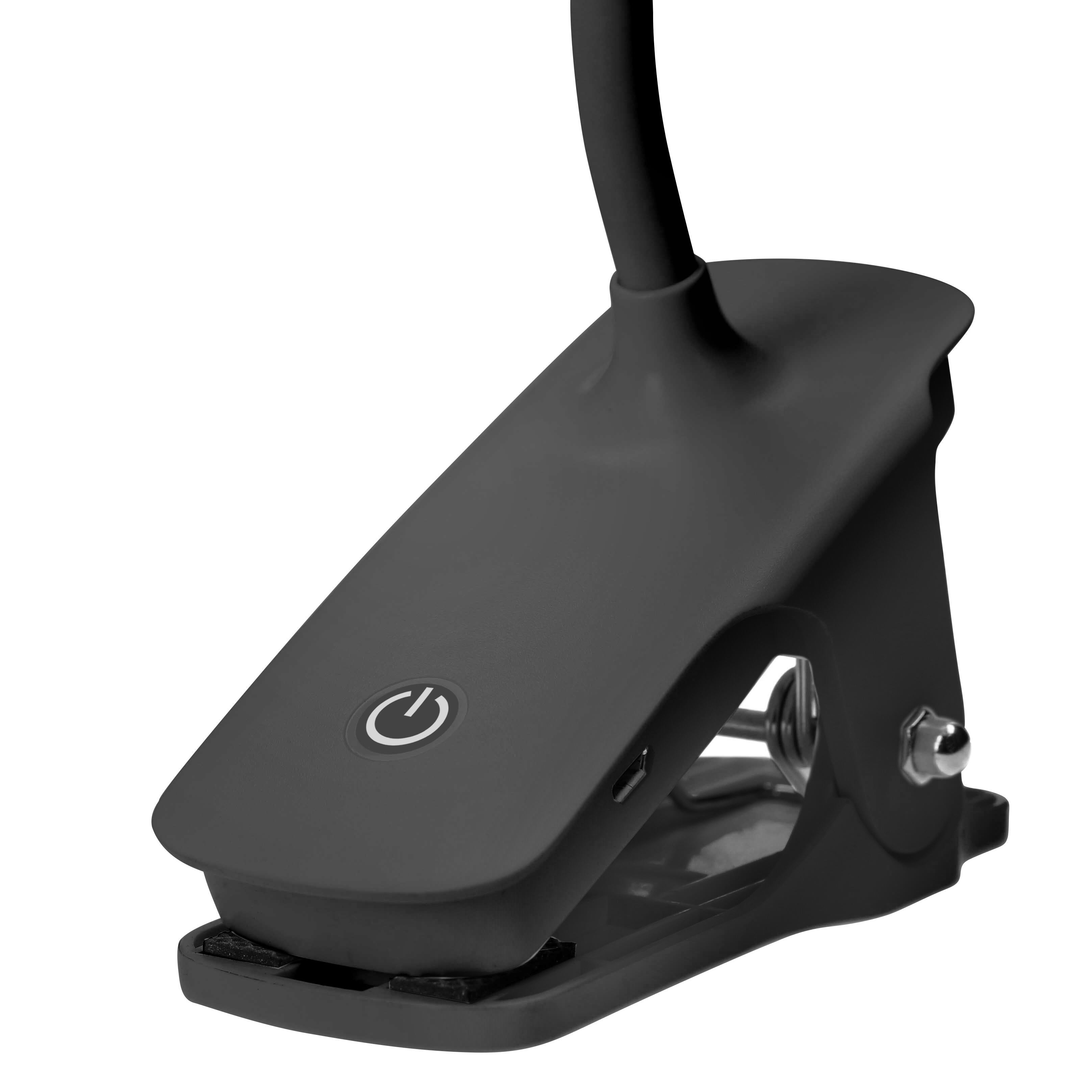 Flexo para escritorio sin cable táctil LED con control de la intensidad de la luz Hommy FORLIGHT con estructura negra luz neutra 4000K - 5