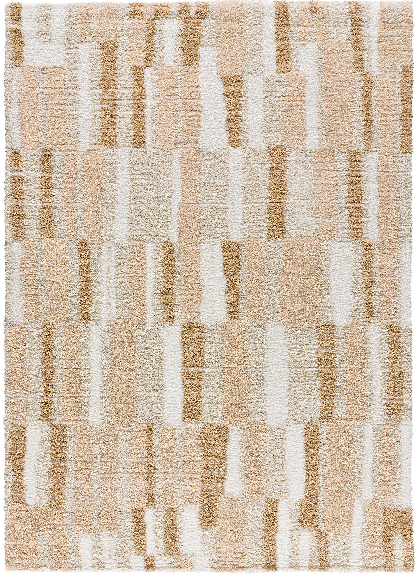 Alfombra polipropileno pelo corto serene terra beige 80x150cm