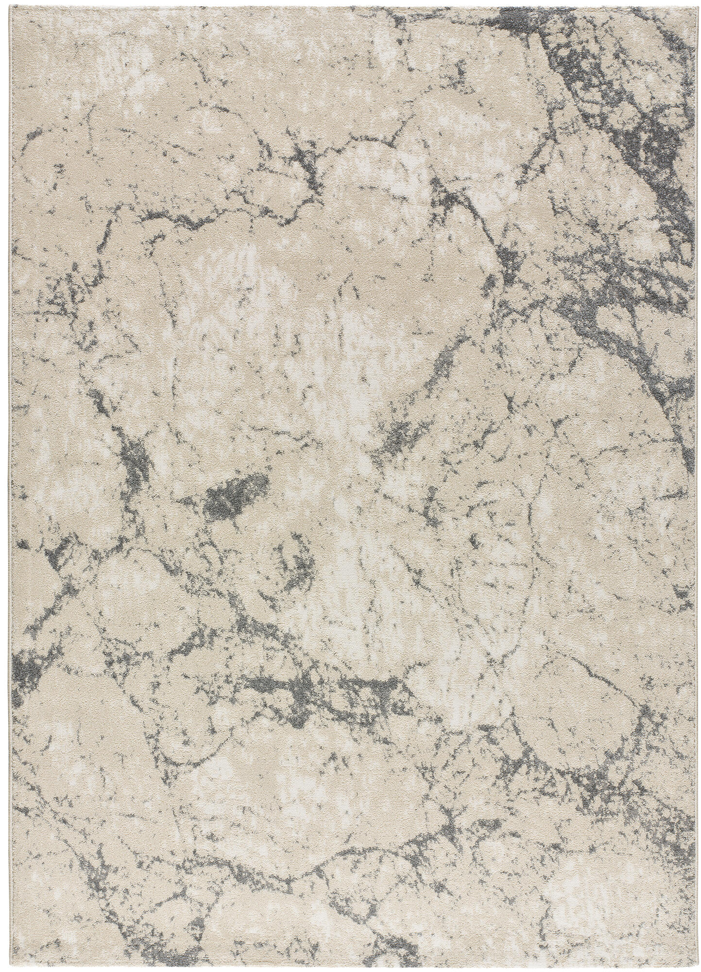 Alfombra polipropileno pelo corto sensation marm gris 80x150cm