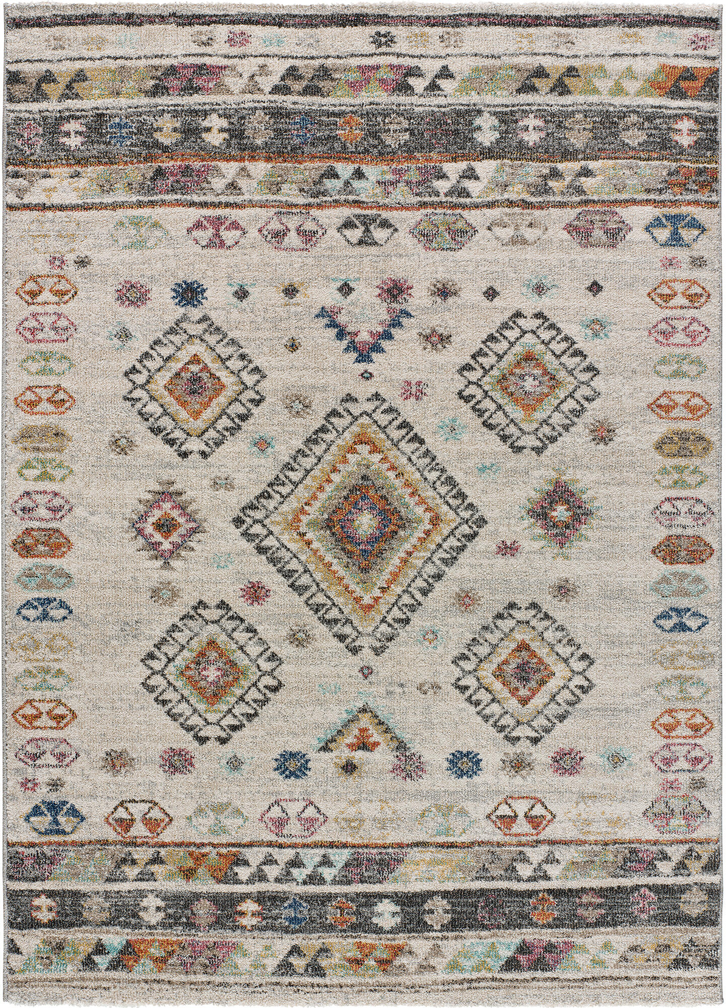 Alfombra polipropileno pelo corto balaki kilim kilim multicolor 120x170cm