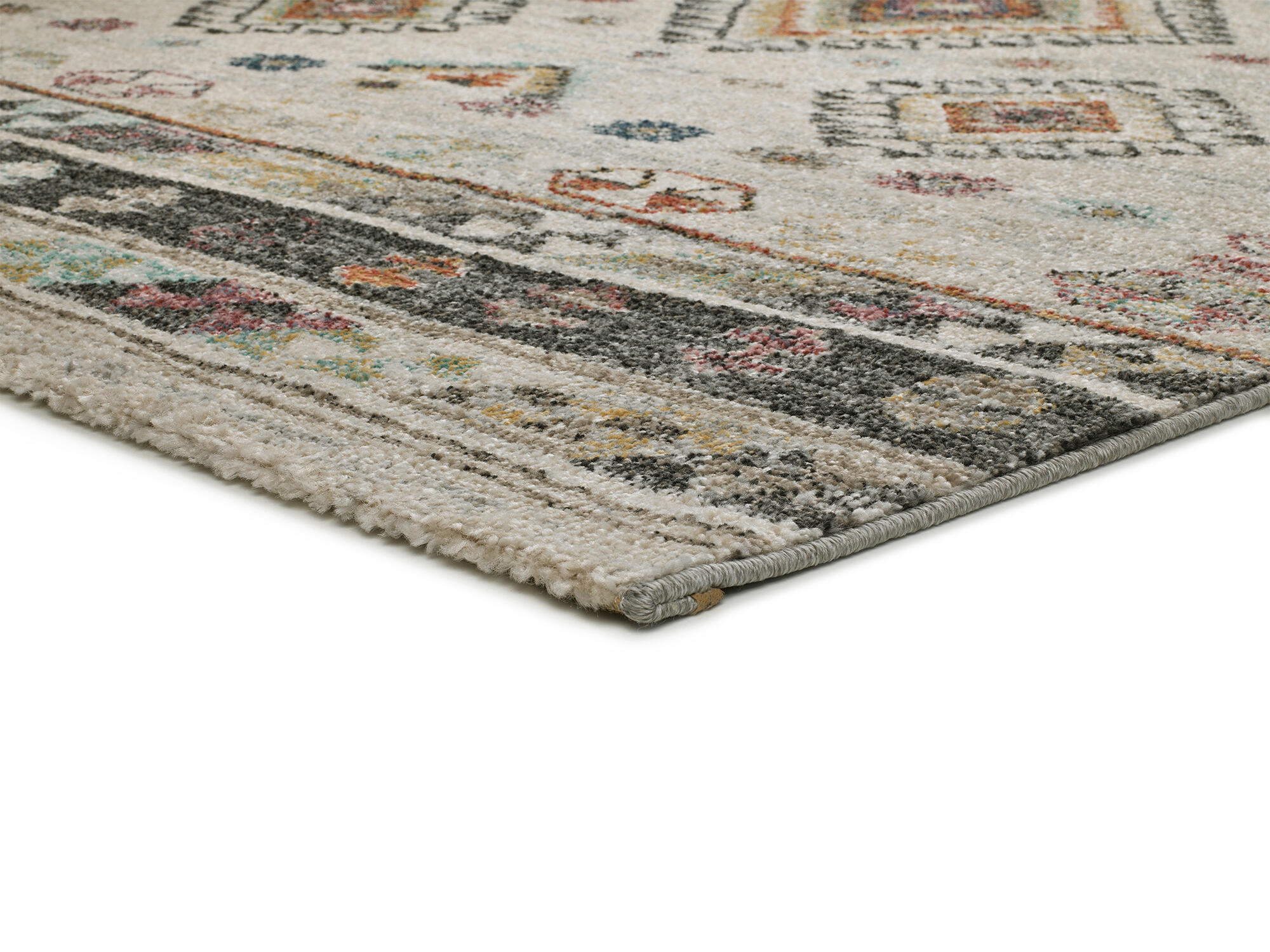 Alfombra polipropileno Balaki Kilim 140x200cm pelo corto  kilim multicolor - 4