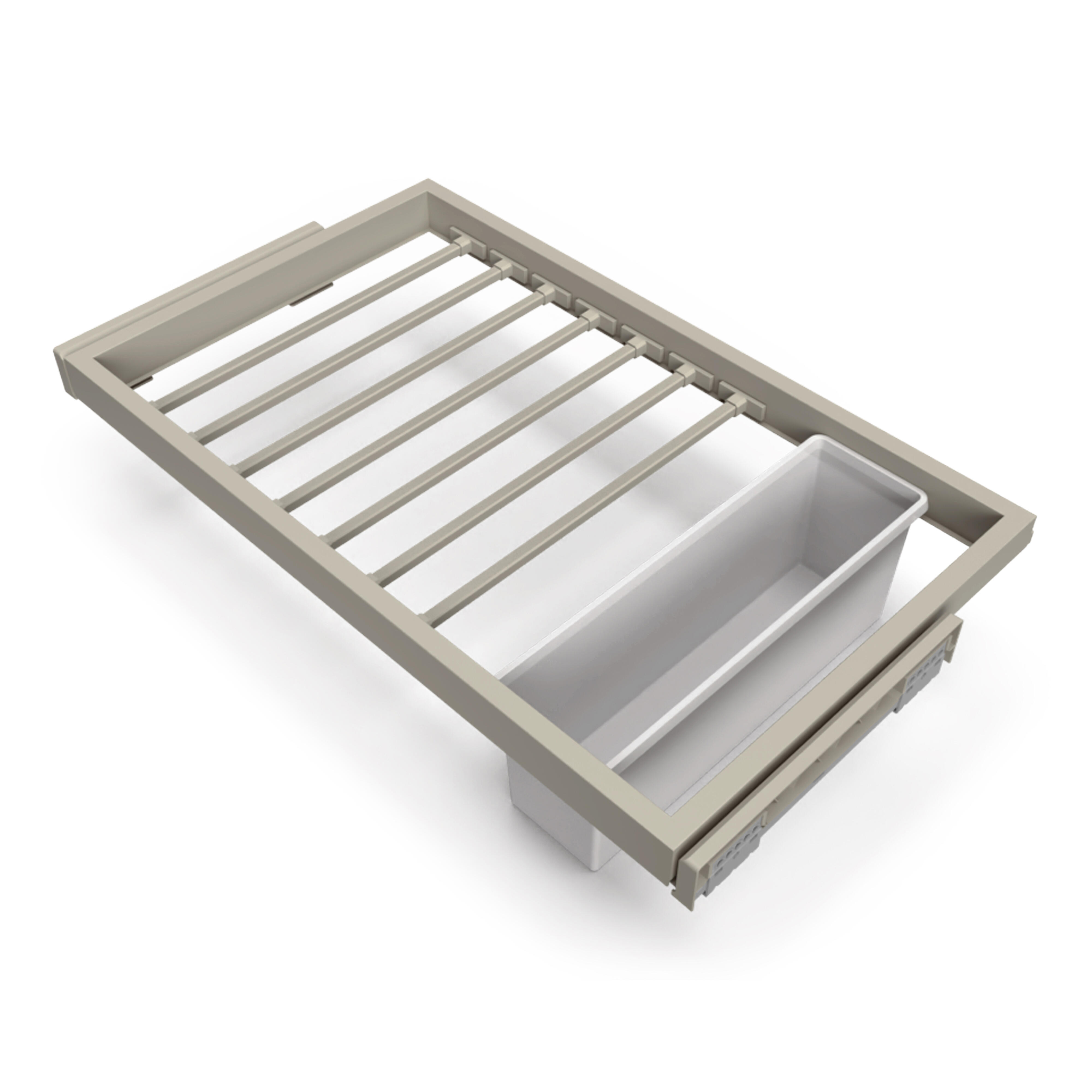 Pantalonero extraíble hack gris para 13 pant, de 76x43,4cm (anchoxfondo)