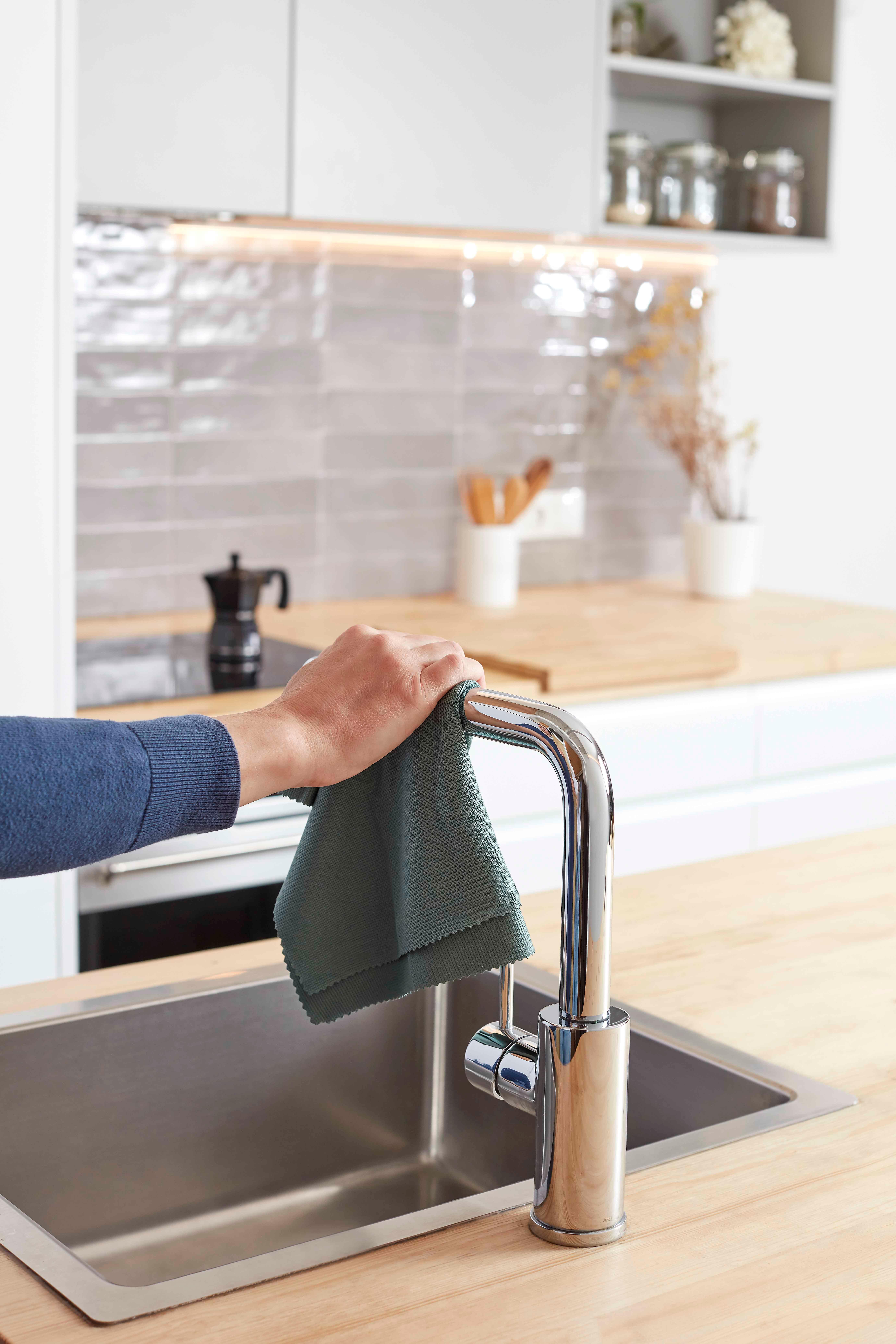 Bayeta especial cristales ecolimpia 50x40cm verde - 4