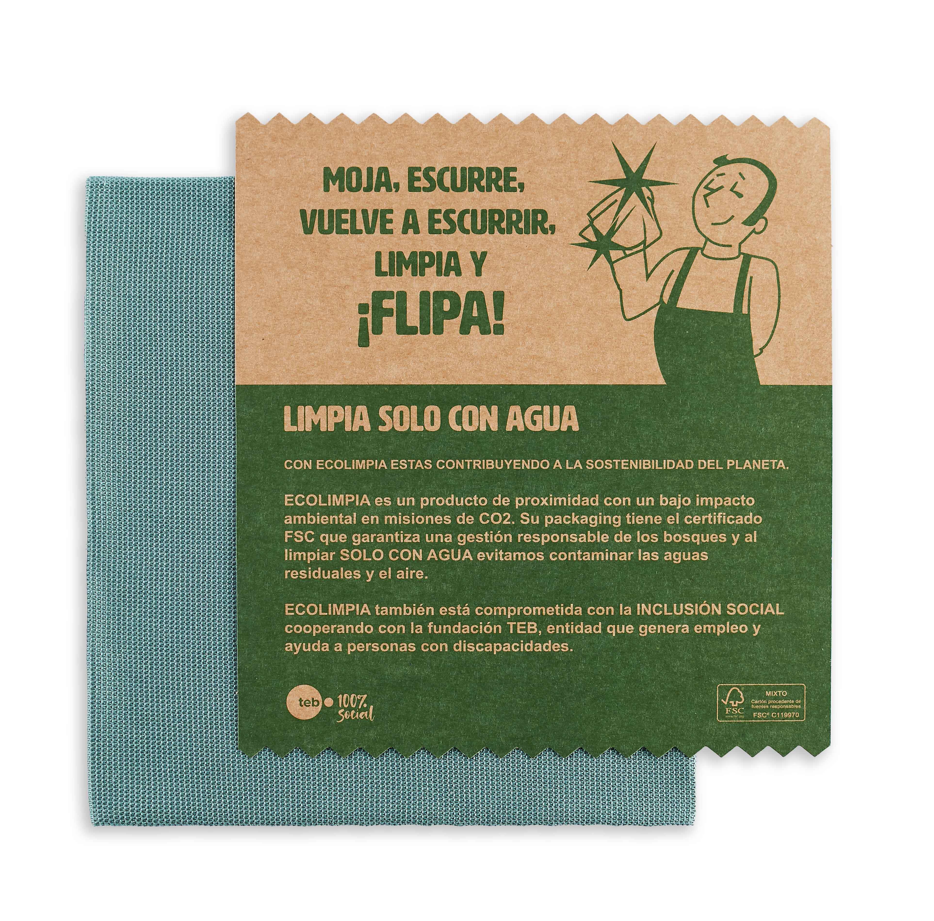 Pano Microfibra Especial para Vidro Ecolimipia 40x50cm - 20