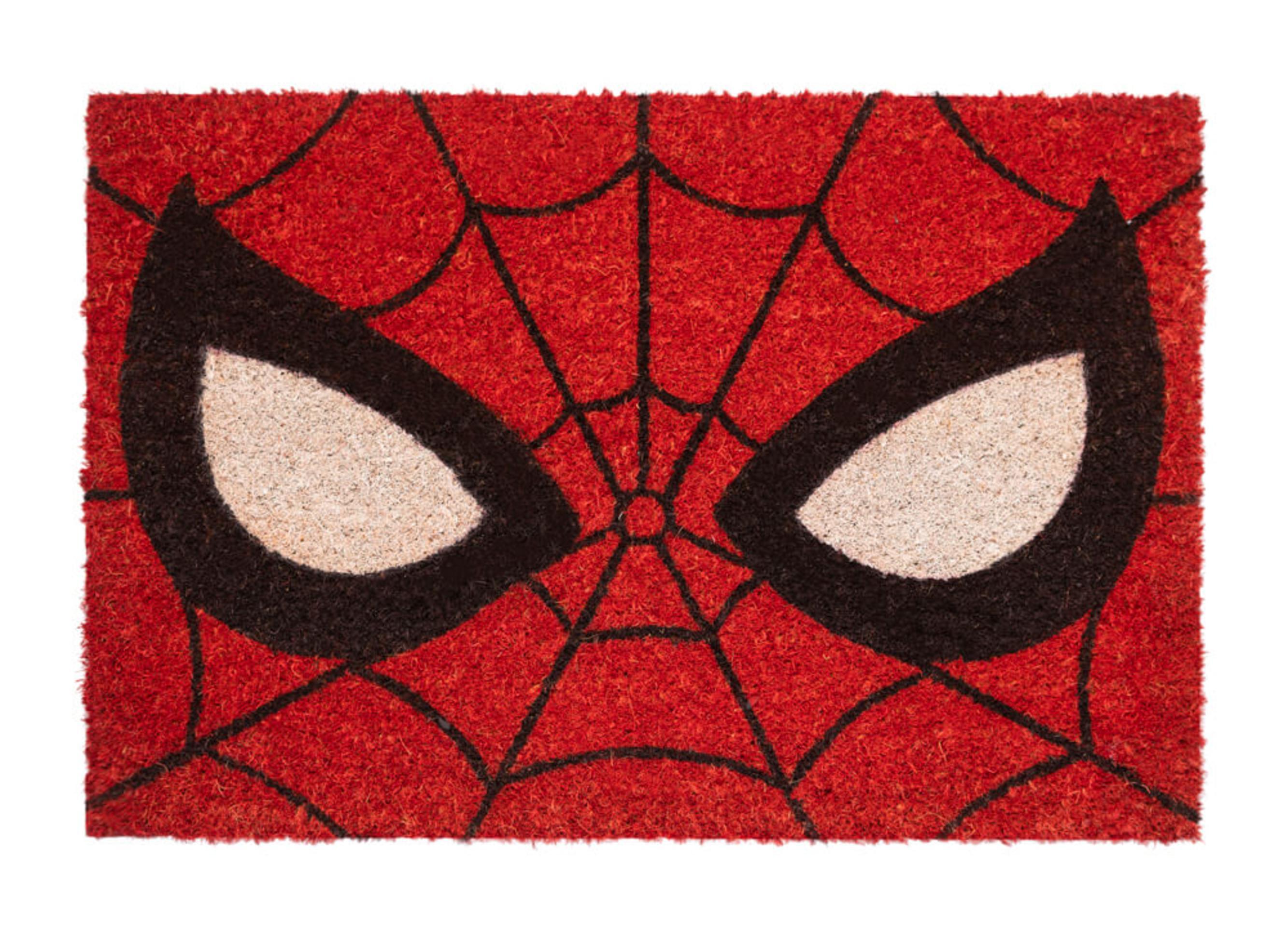 Felpudo coco marvel spider-man ojos blanco, negro, rojo 40 x60 cm