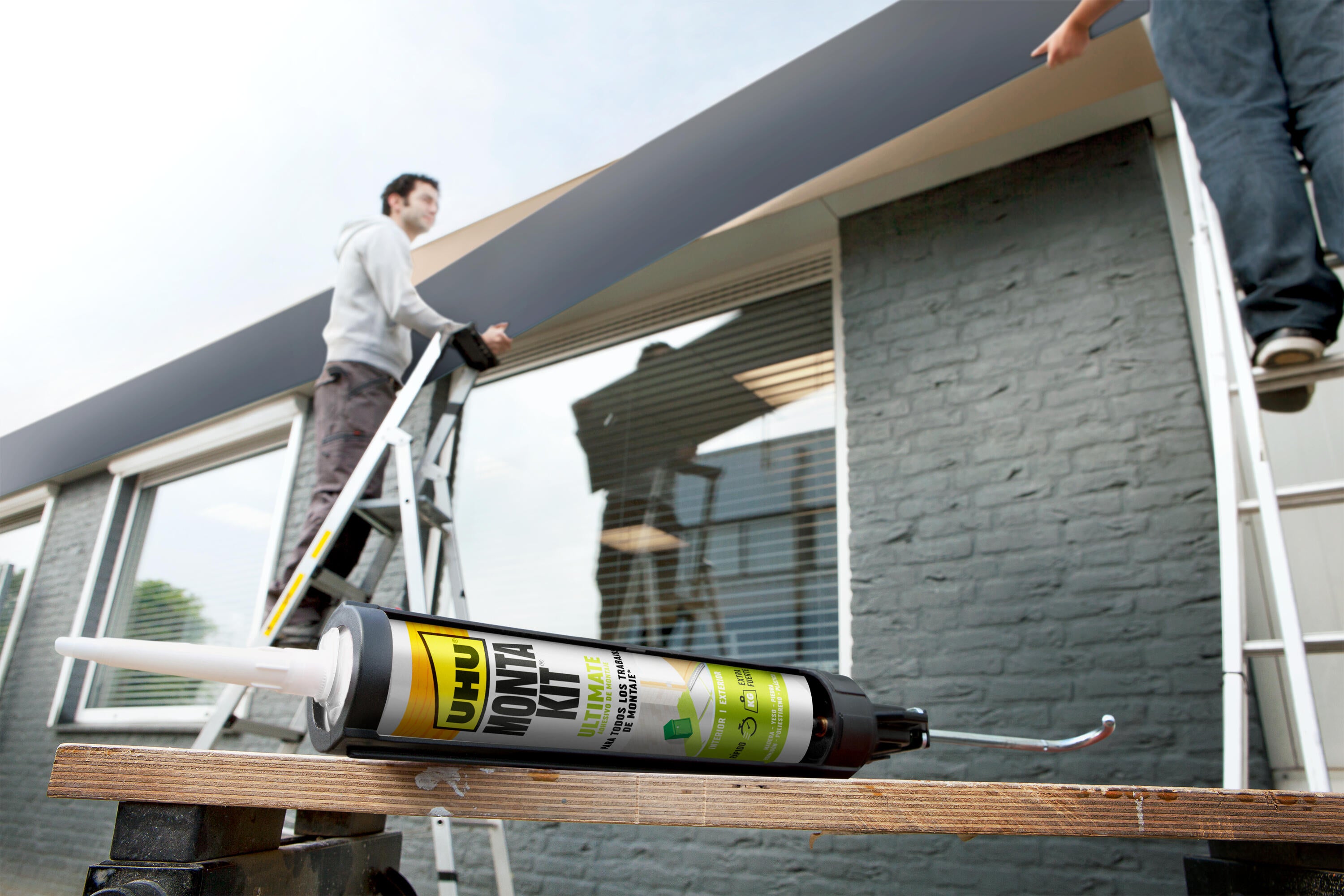 Adhesivo de montaje montakit ultimate UHU 440gr blanco - 8