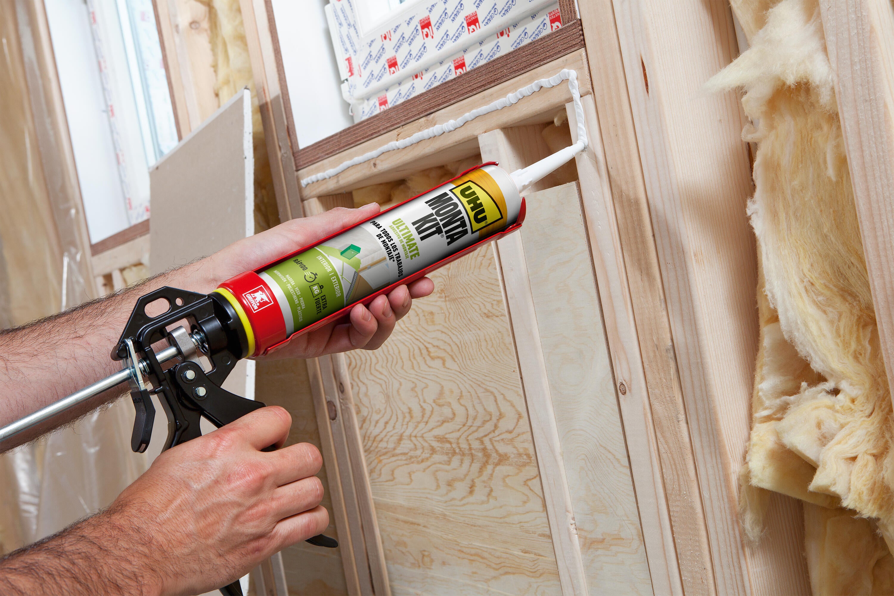 Adhesivo de montaje montakit ultimate UHU 440gr blanco - 6