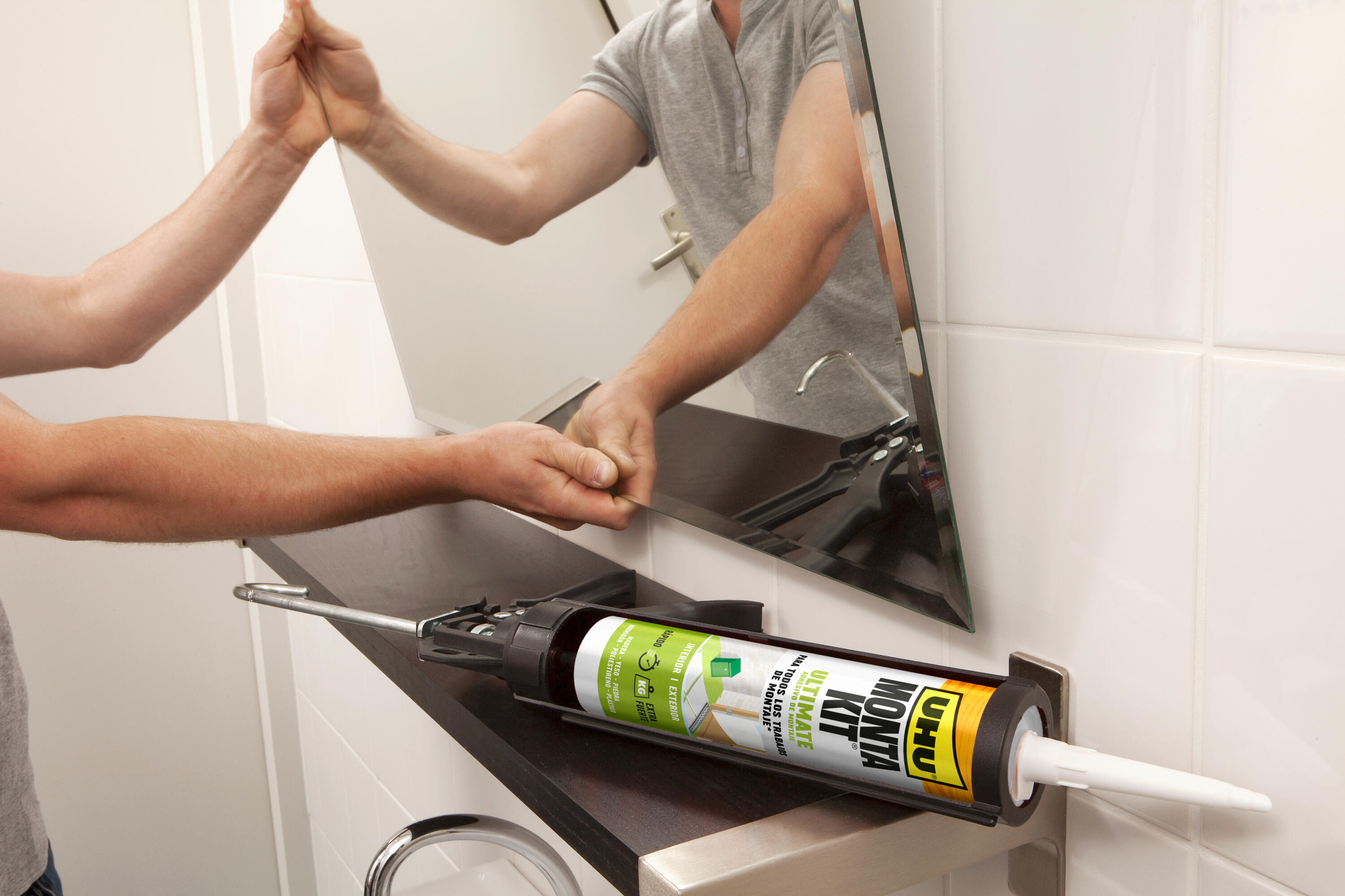 Adhesivo de montaje montakit ultimate UHU 440gr blanco - 4