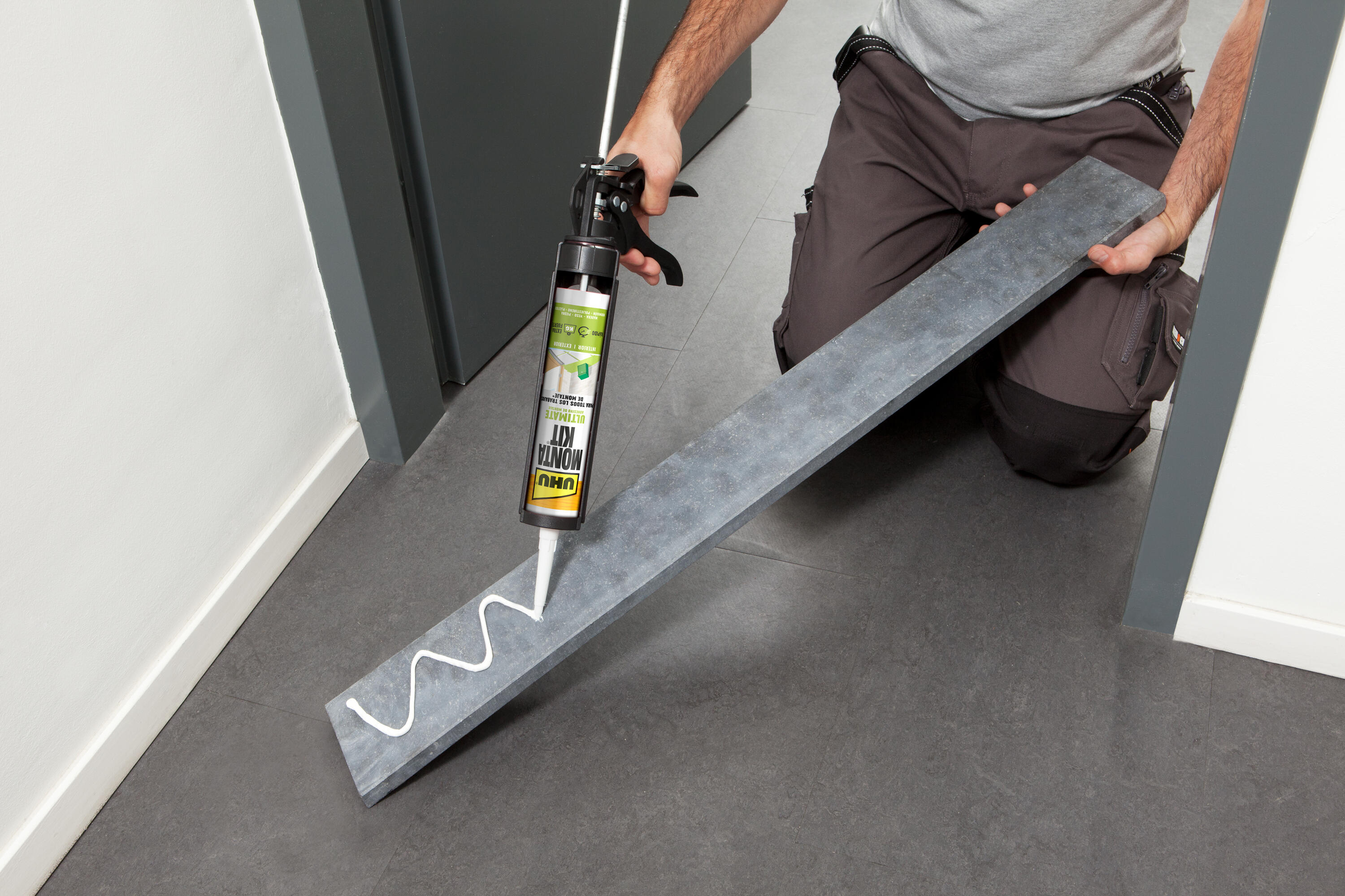 Adhesivo de montaje montakit ultimate UHU 440gr blanco - 2