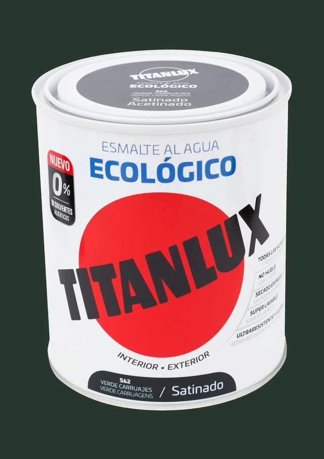 Esmalte TITANLUX eco verde carruagens acetinado 0.25l