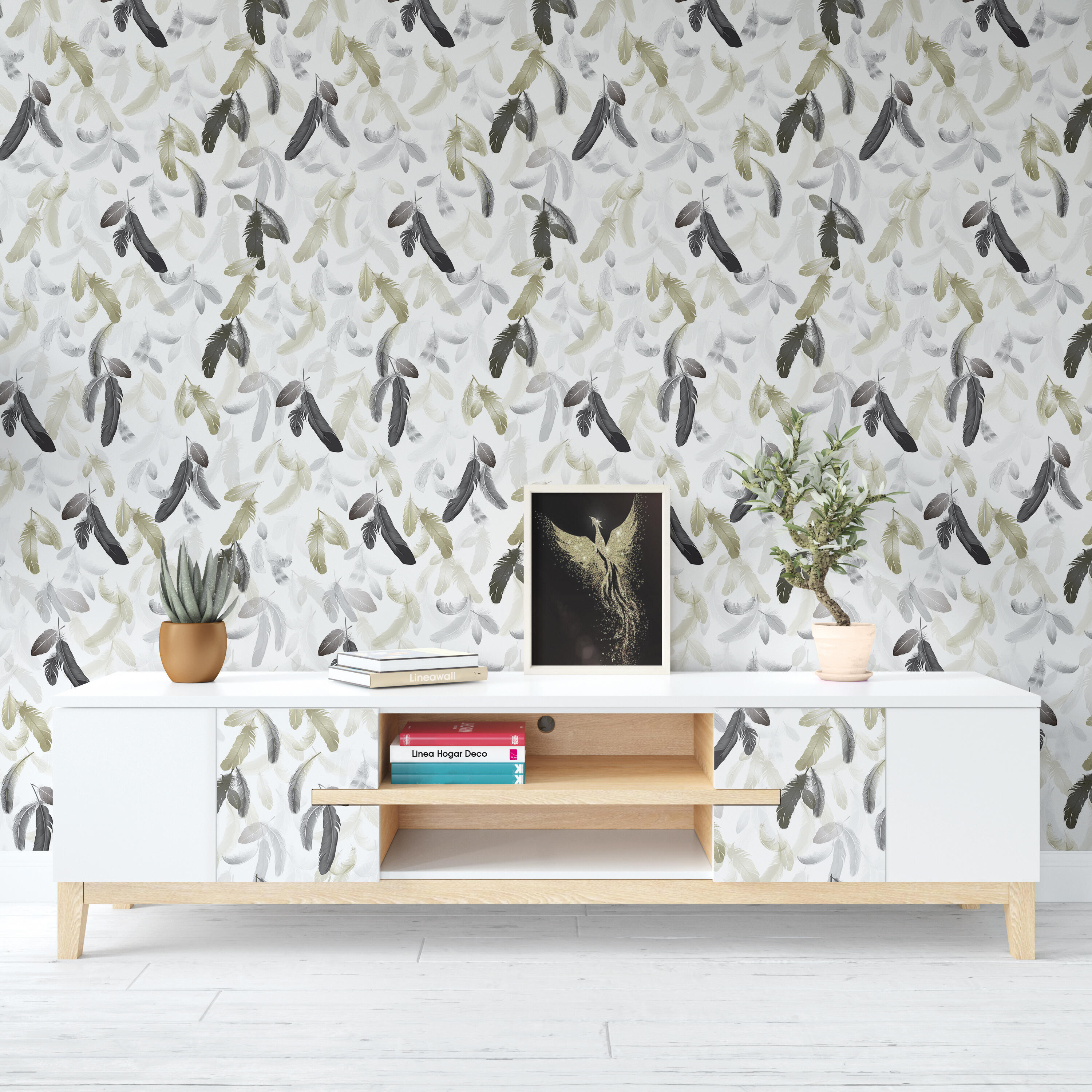 Adesivo decorativo 90x280 cm feni multicor - 17