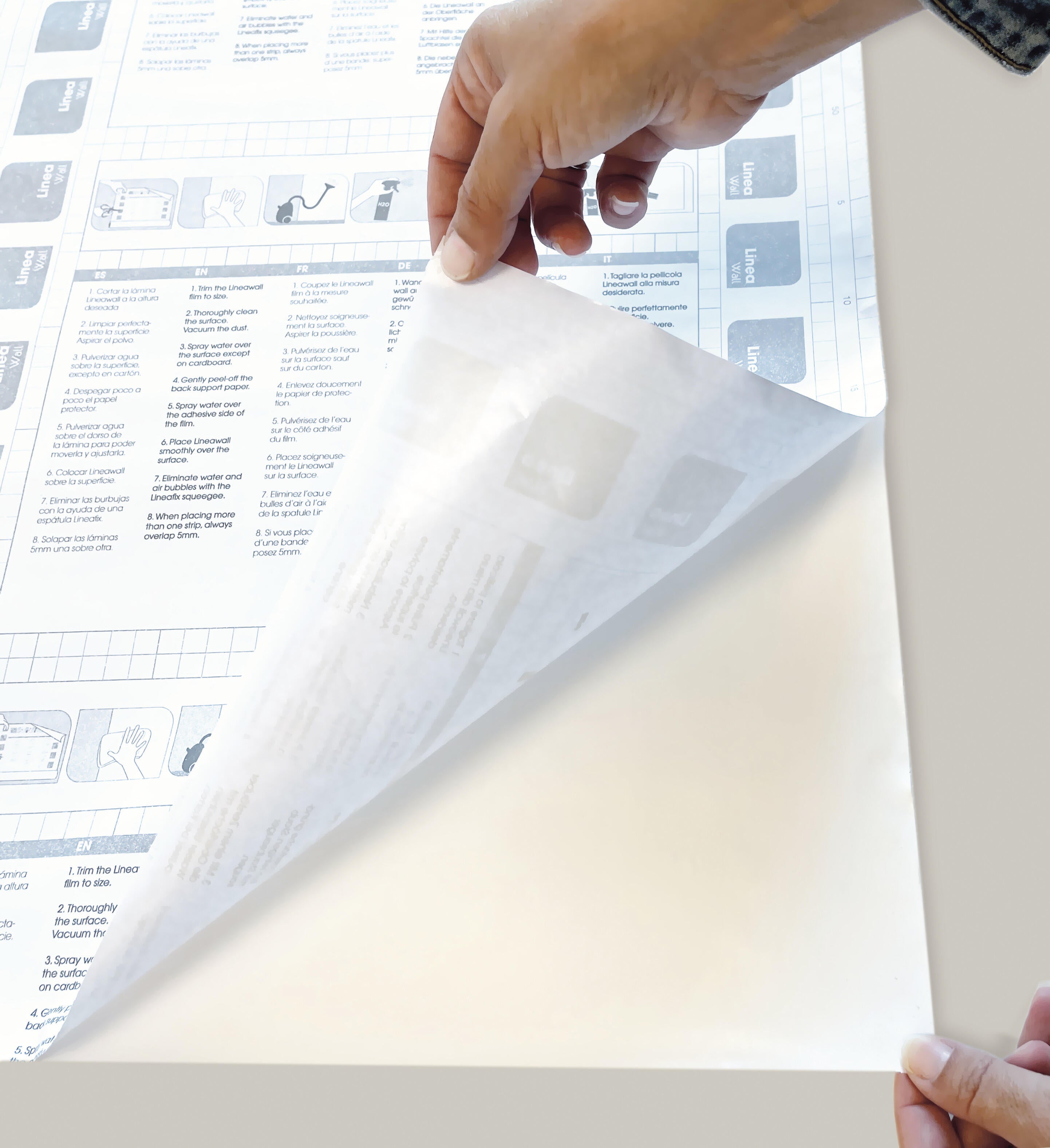 Adesivo decorativo 90x280 cm feni multicor - 5