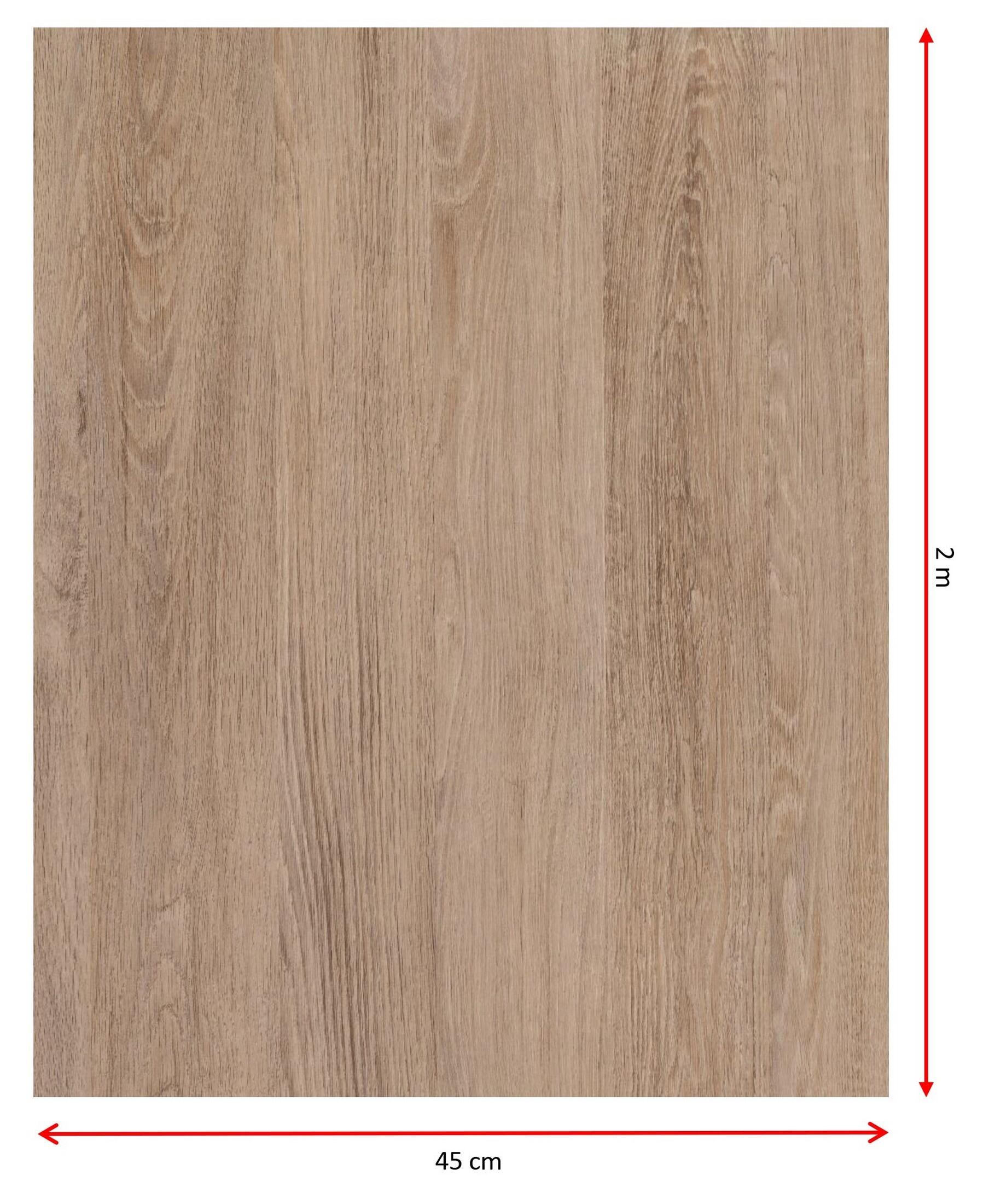 Adhesivo decorativo para muebles imitación madera marrón D-C-FIX de 0.45 x 2m - 2