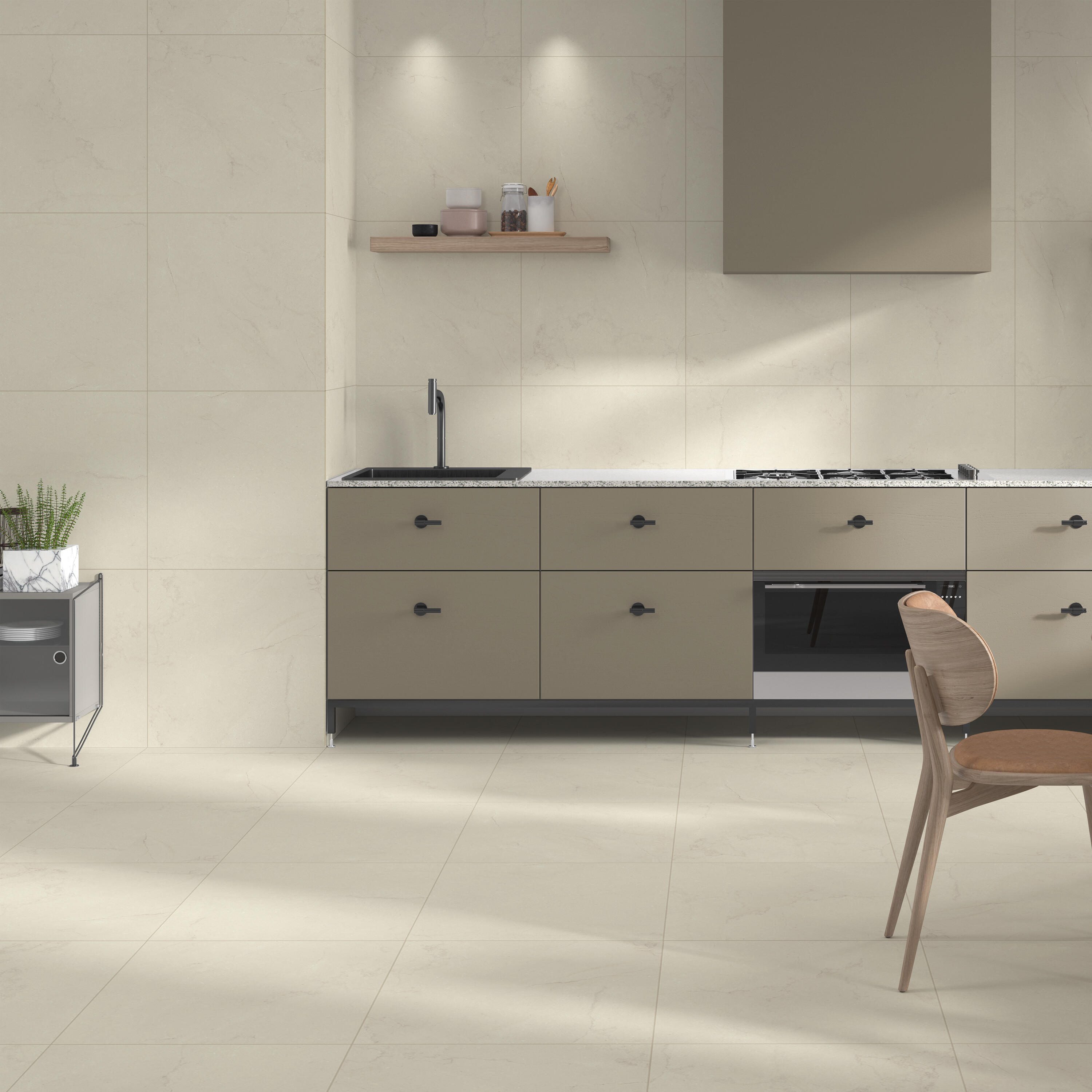 Suelo porcelánico malaga efecto piedra dune 45x45 cm c1