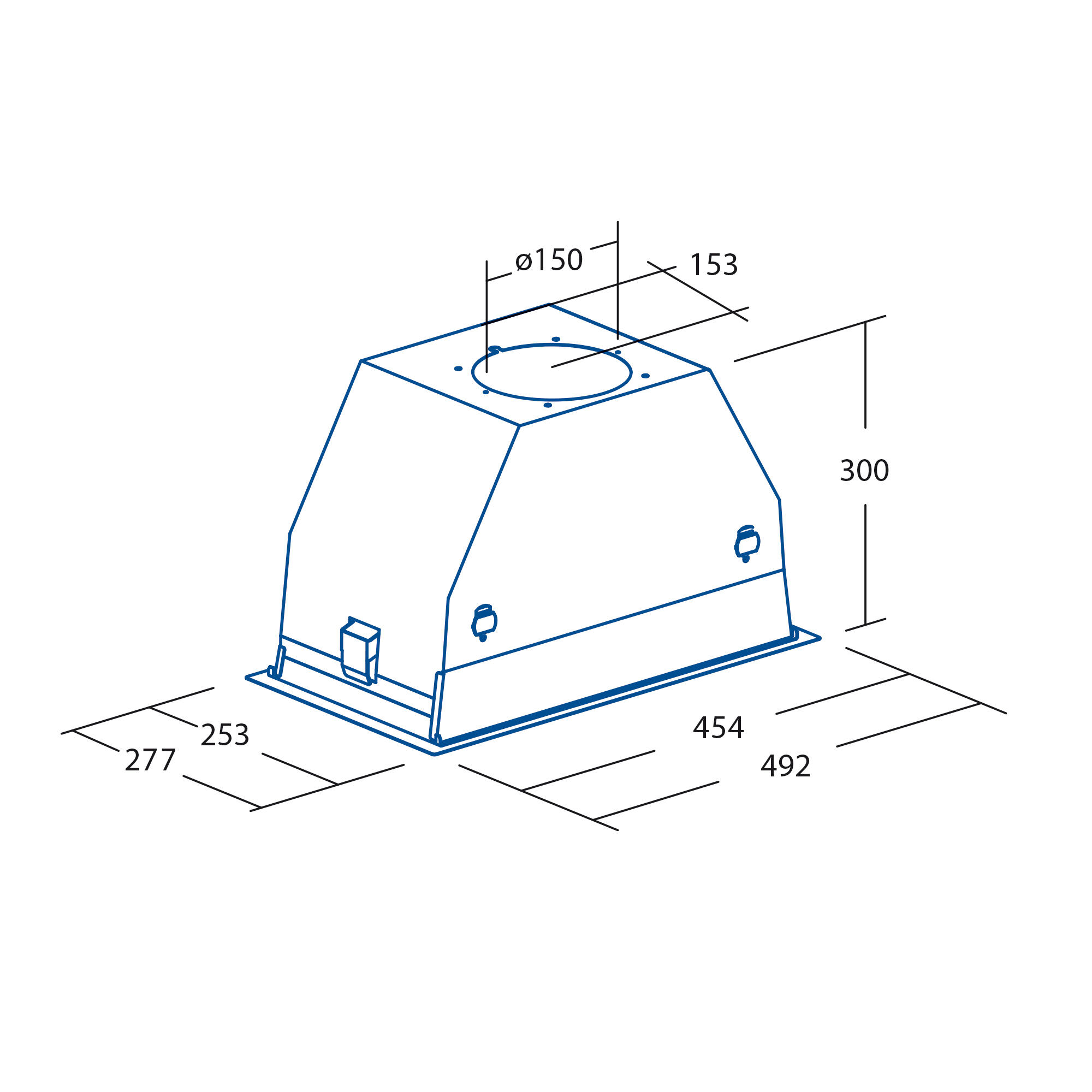 Grupo filtrante CATA GC Dual A con 4 velocidades 49.2 cm 820 m/h negro clase A - 2