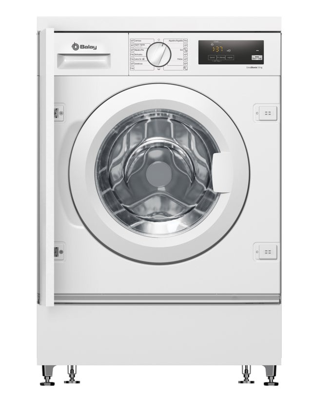 Lavadora integrable BALAY 3TI983B carga frontal 8 Kg 1200 rpm 9 programas clase C blanco