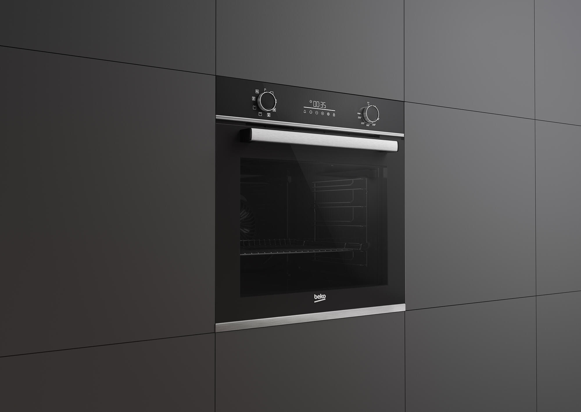 Horno multifunción BEKO BBIM12301X 72L Aqualisis inox Clase A - 3