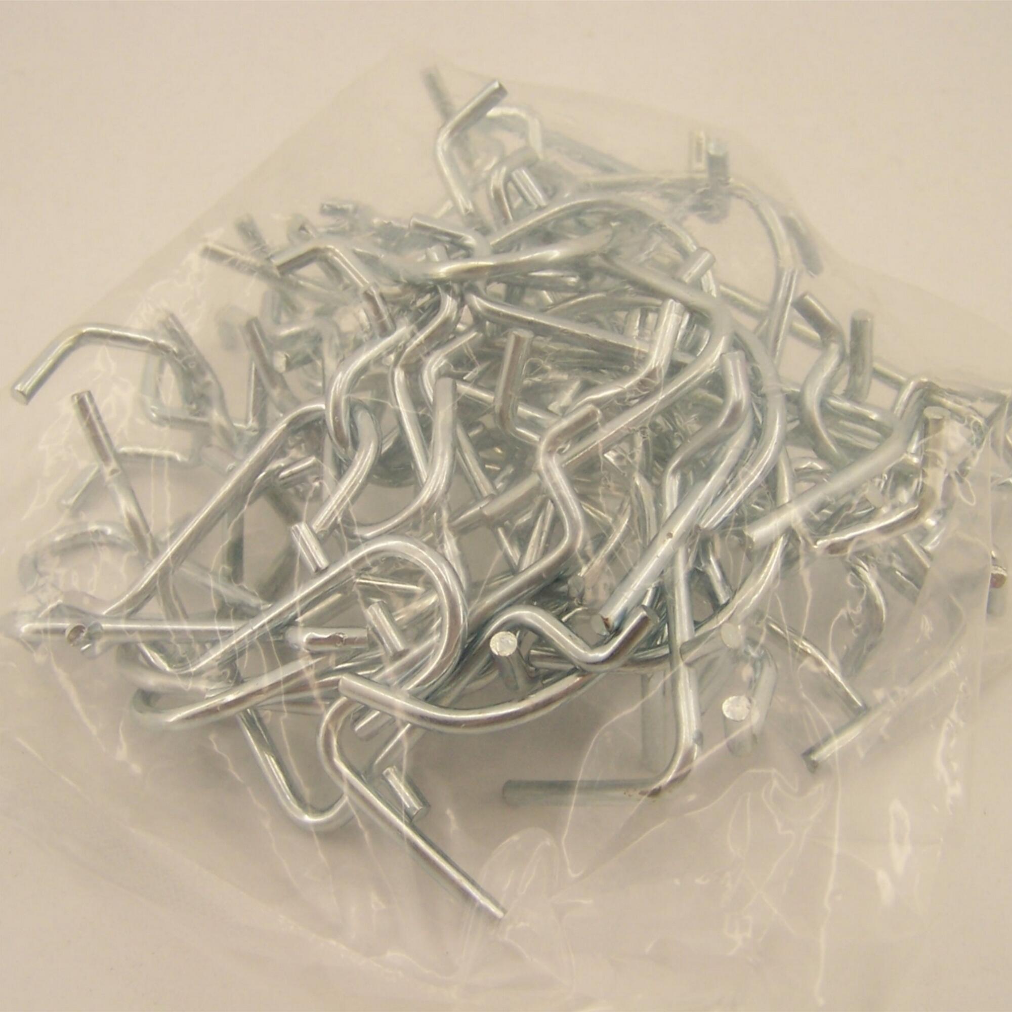40 Ganchos universais 3.8X0.3 0.5KG CINZA - 6